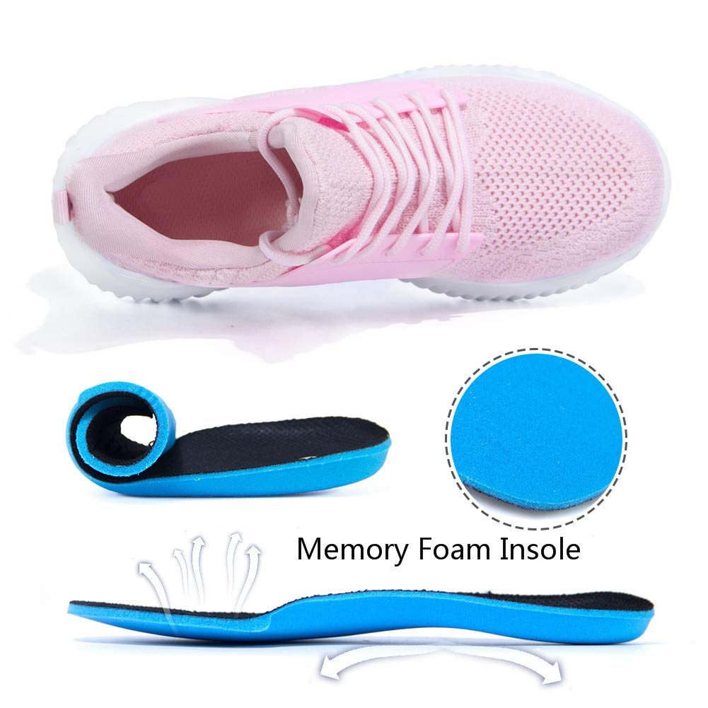 Akk Women's Slip-On Walking Shoes - Lightweight Memory Foam Tennis Running Sneakers for Gym, Workout, Indoor & Outdoor Activities | Comfortable Work Shoes for Women