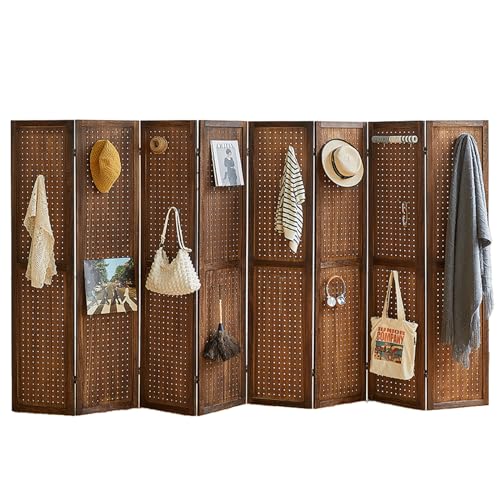 8 Panel With Holes-dark Brown