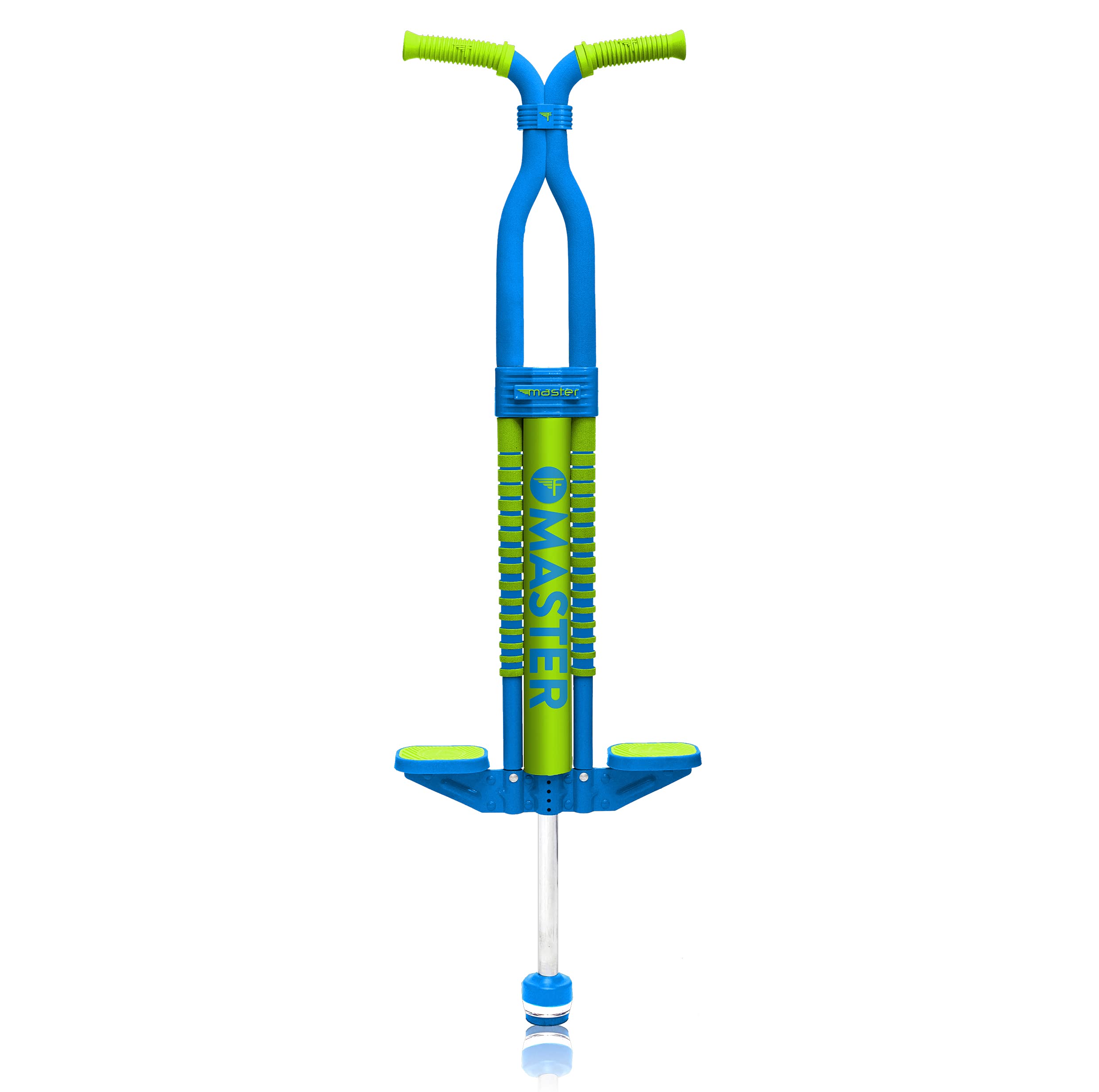 Flybar Master Pogo Stick for Kids & Teens - Ages 9+, Supports 80-160 lbs, Non-Slip Pegs & Comfort Grip Handles - Best Outdoor Jumping Toy for Boys, Girls, Tweens - Perfect for Backyard Play, Exercise & Birthday Gifts