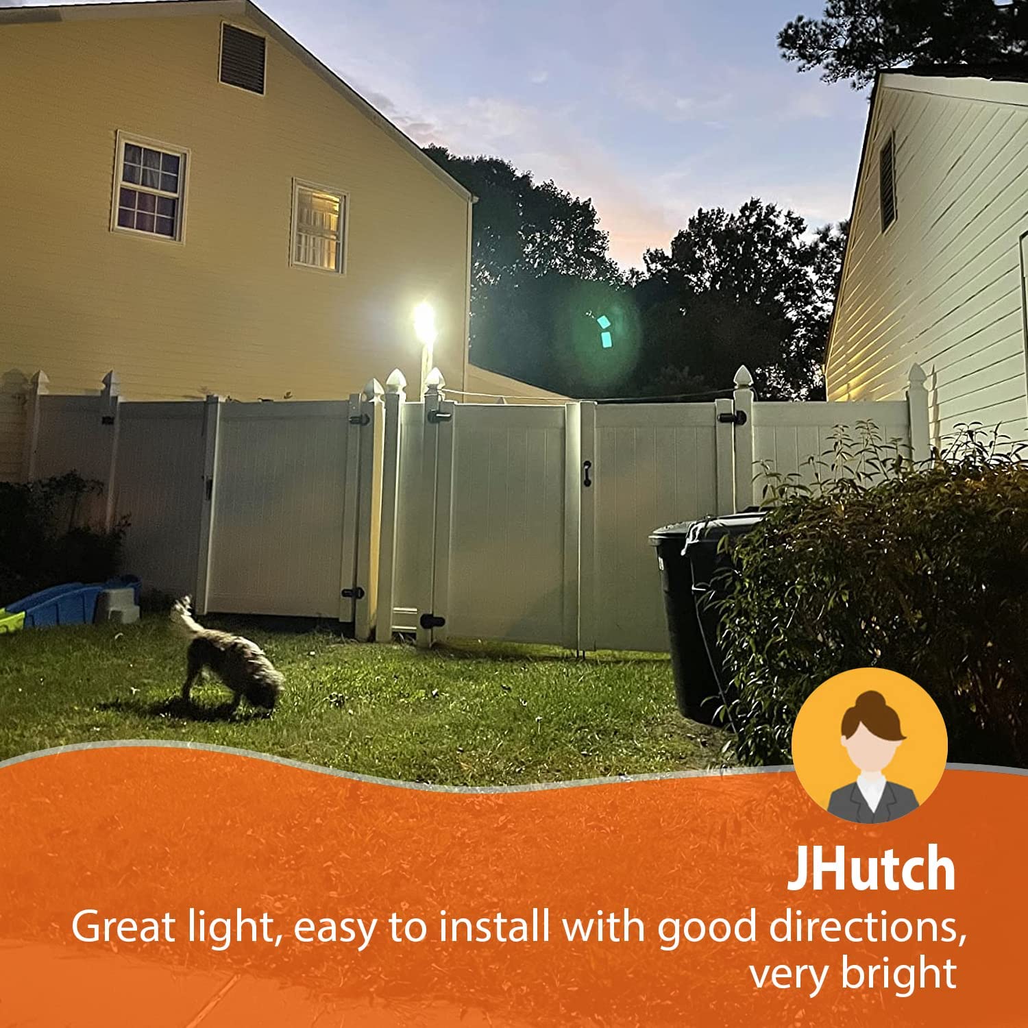 Depuley 20W LED PIR Motion Sensor Security Light - IP65 Waterproof, 1600LM Daylight White Outdoor Flood Light for Yard, Garage, Porch & Parking Lot | Ideal for Home Security, Driveway Lighting & Nighttime Safety