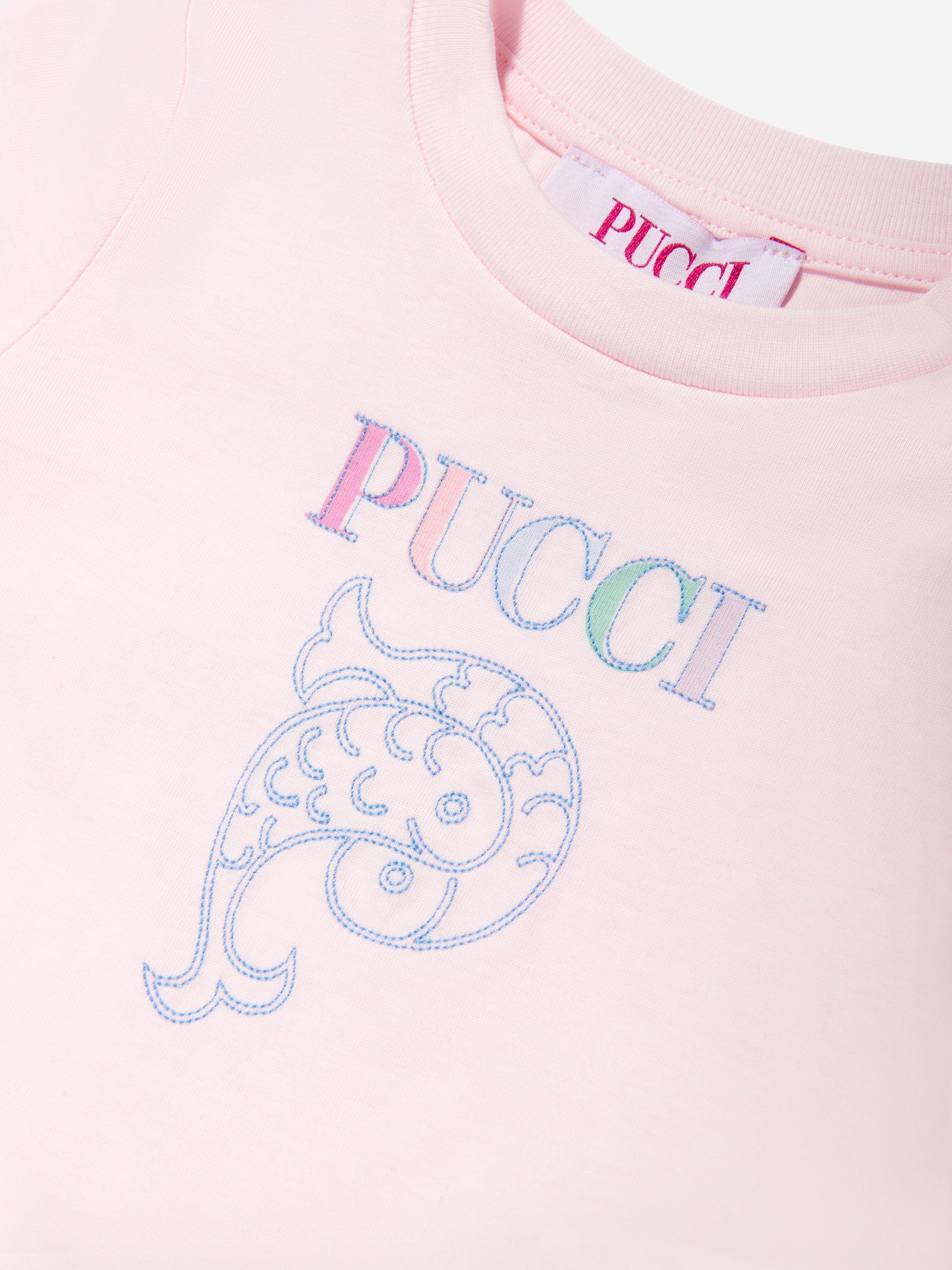 Baby Girls Pink Logo T-Shirt - Soft Cotton Casual Tee for Toddlers & Infants | Perfect for Playdates, Daycare & Family Outfits
