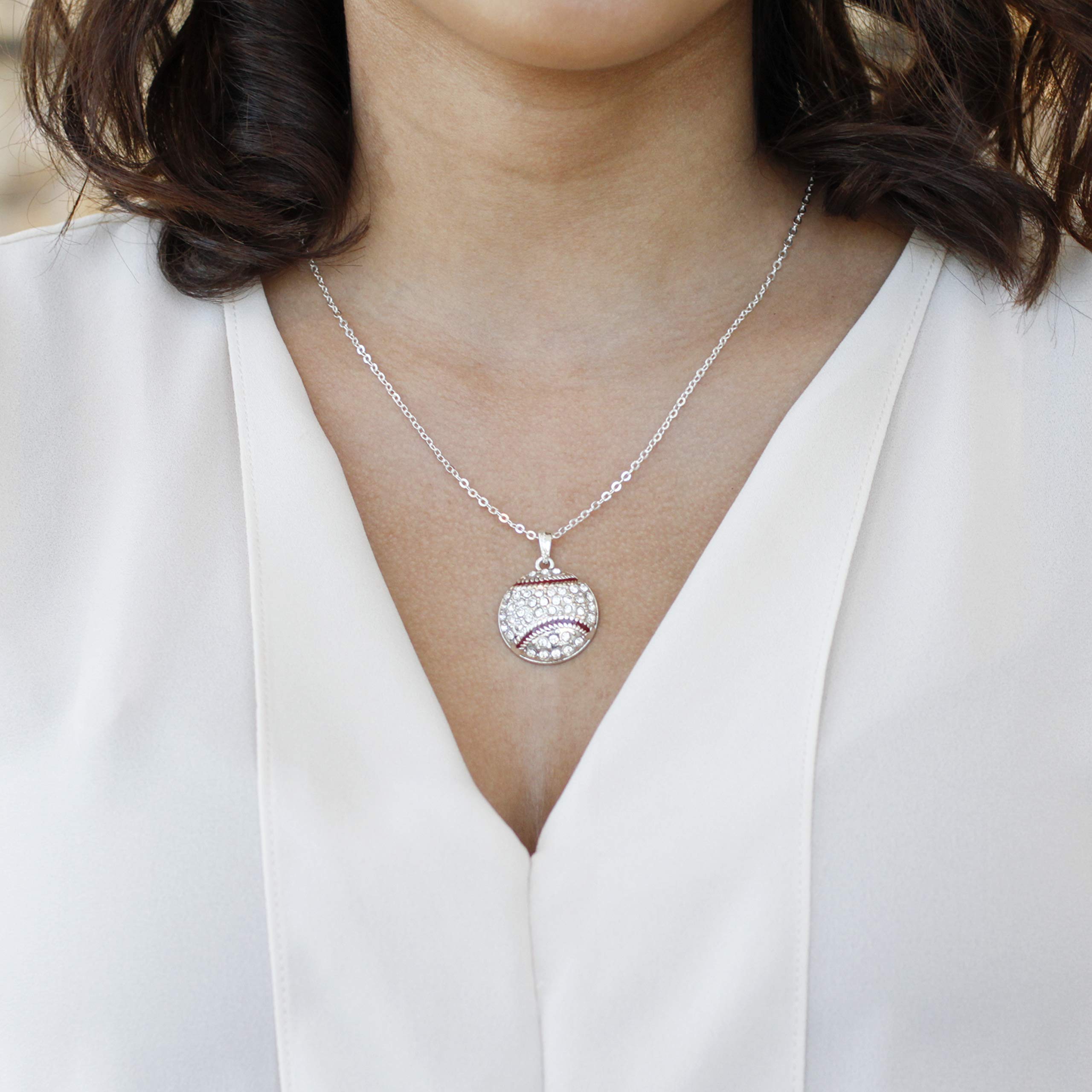 Customized 18 Inch Sterling Silver Charm Necklace with Cubic Zirconia - Personalized Jewelry Gift for Women - Perfect for Anniversaries, Birthdays & Special Occasions