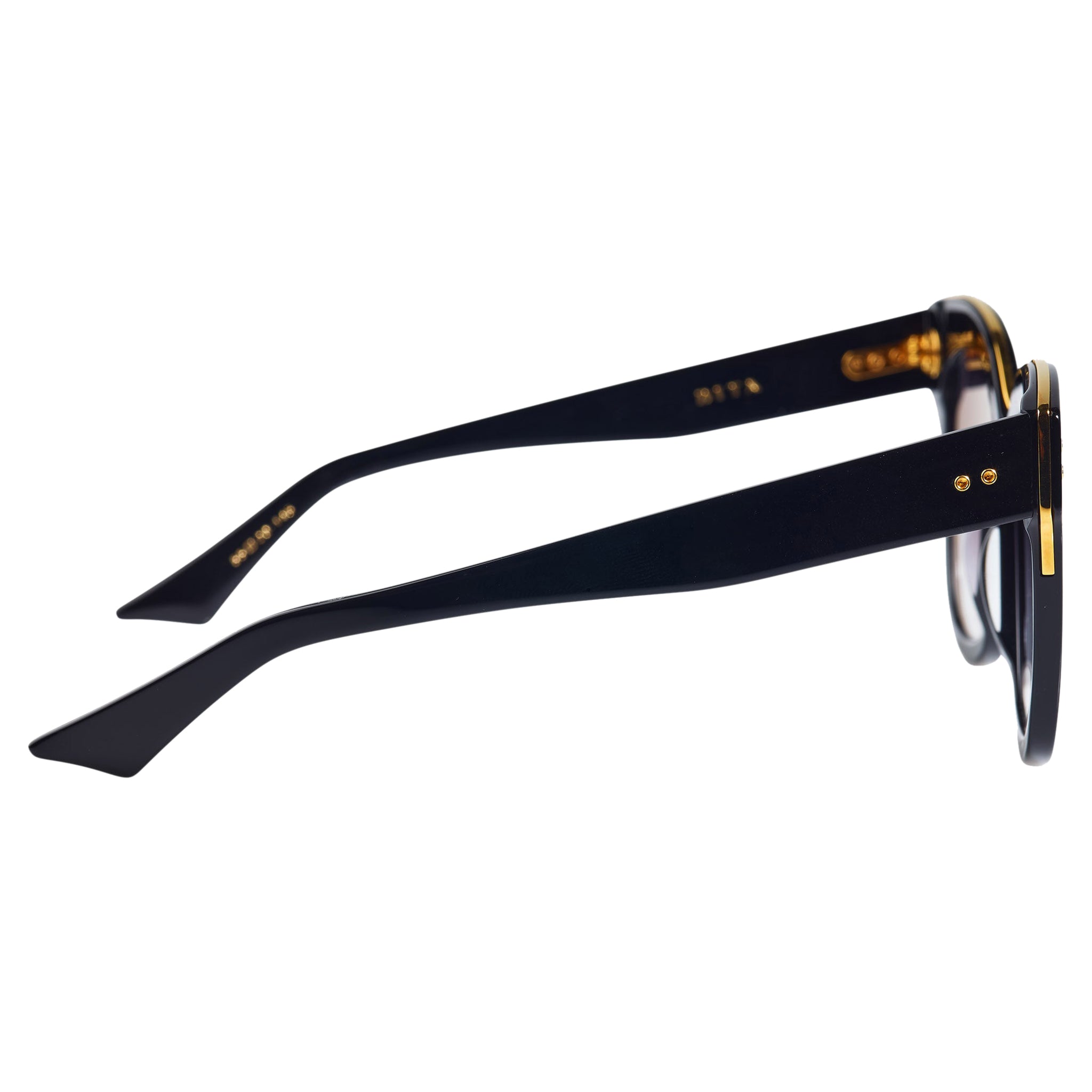 Dita Eyewear Day Tripper Black Polarized Sunglasses for Men & Women - UV Protection, Luxury Fashion Shades for Driving, Travel & Outdoor Activities
