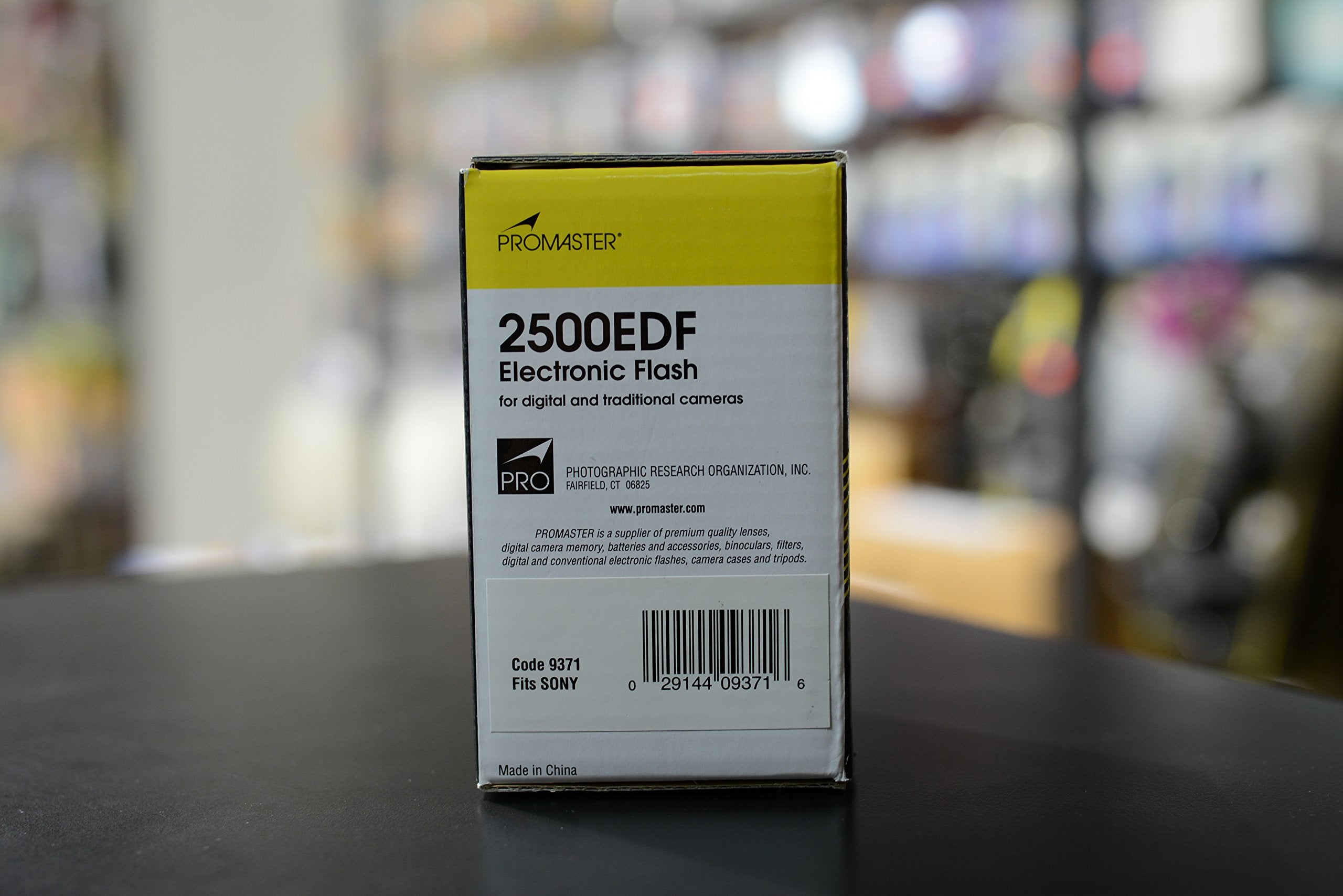 Promaster 2500EDF External Electronic Flash for Sony Cameras - Compatible with Minolta Style Mount & Sony A Series | Perfect for Studio Photography, Portrait Shoots & Low Light Conditions