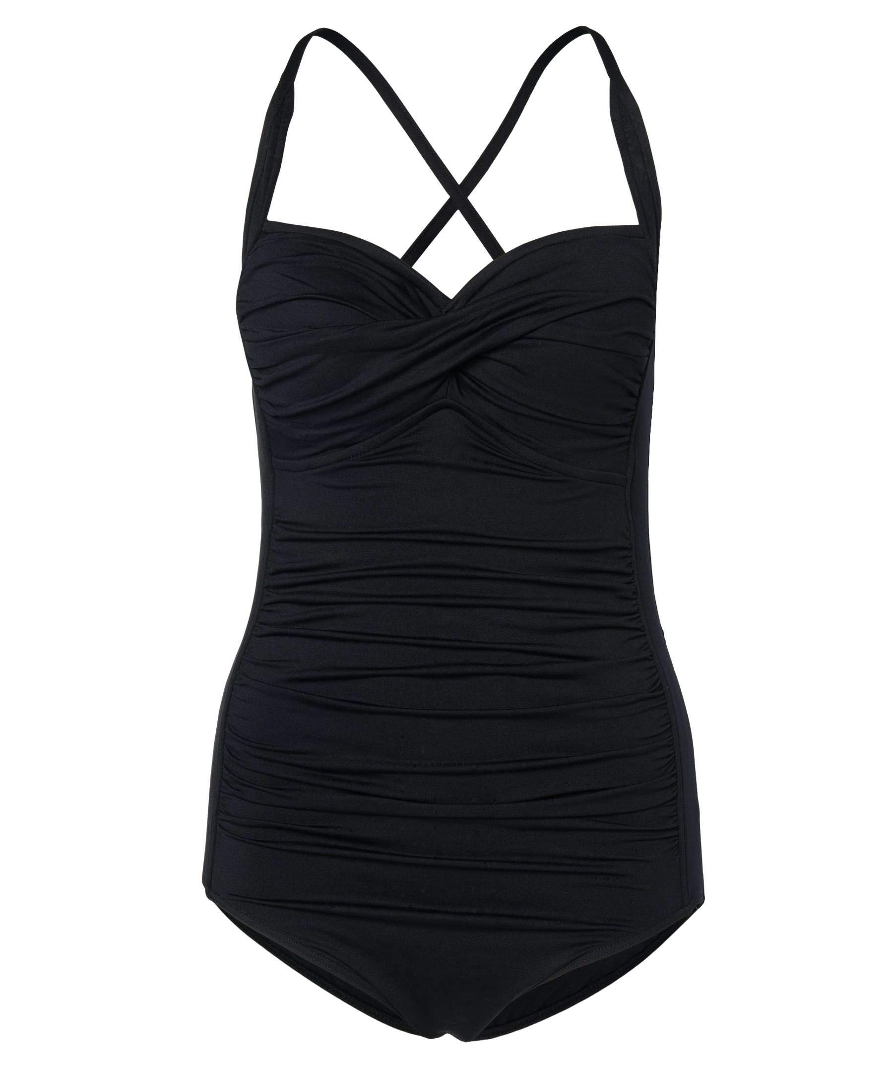 Seafolly Women's Twist Bandeau Halter One Piece Swimsuit | Sexy Summer Swimwear for Beach & Pool | Perfect for Vacation, Swimming, and Sunbathing