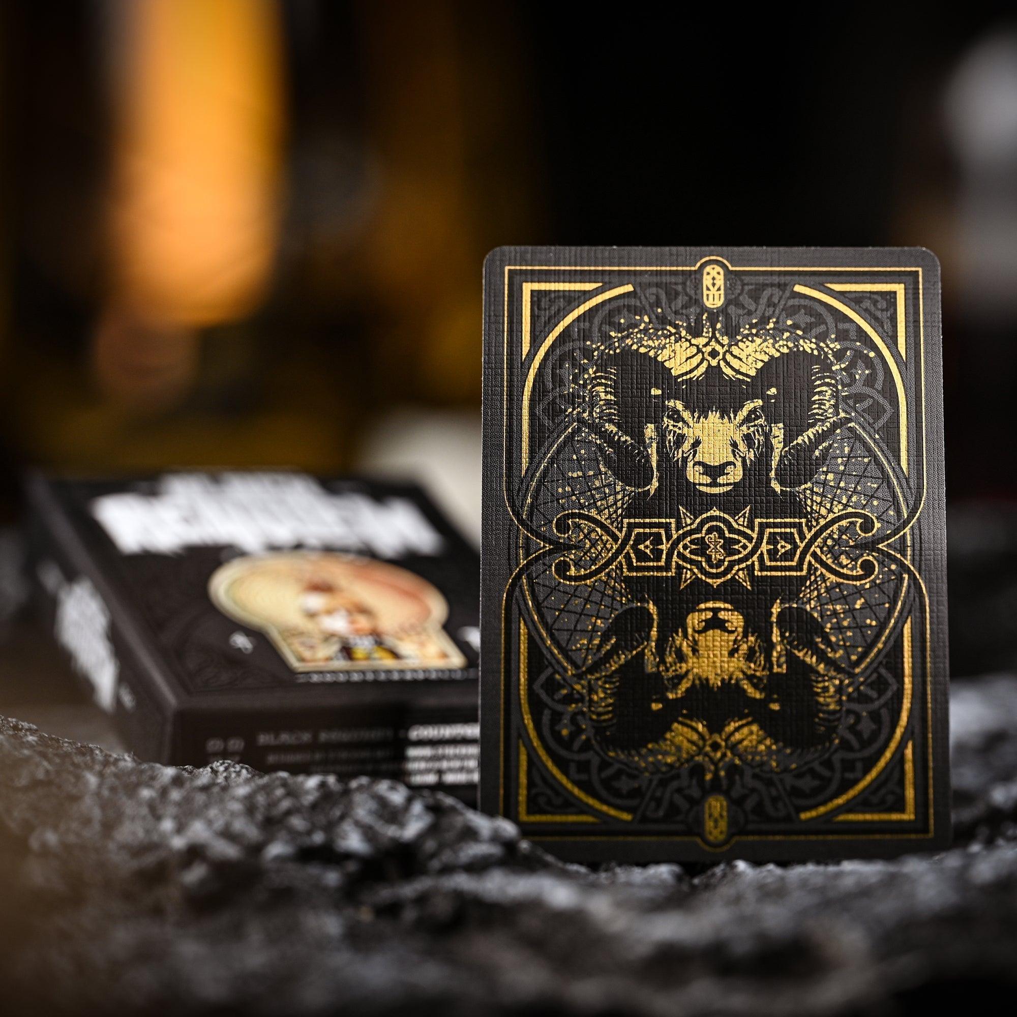 Black Requiem Counterspell Playing Cards - Premium Gothic Magic Themed Deck for Collectors & Card Games | Perfect for Poker, Magic Tricks & Game Nights