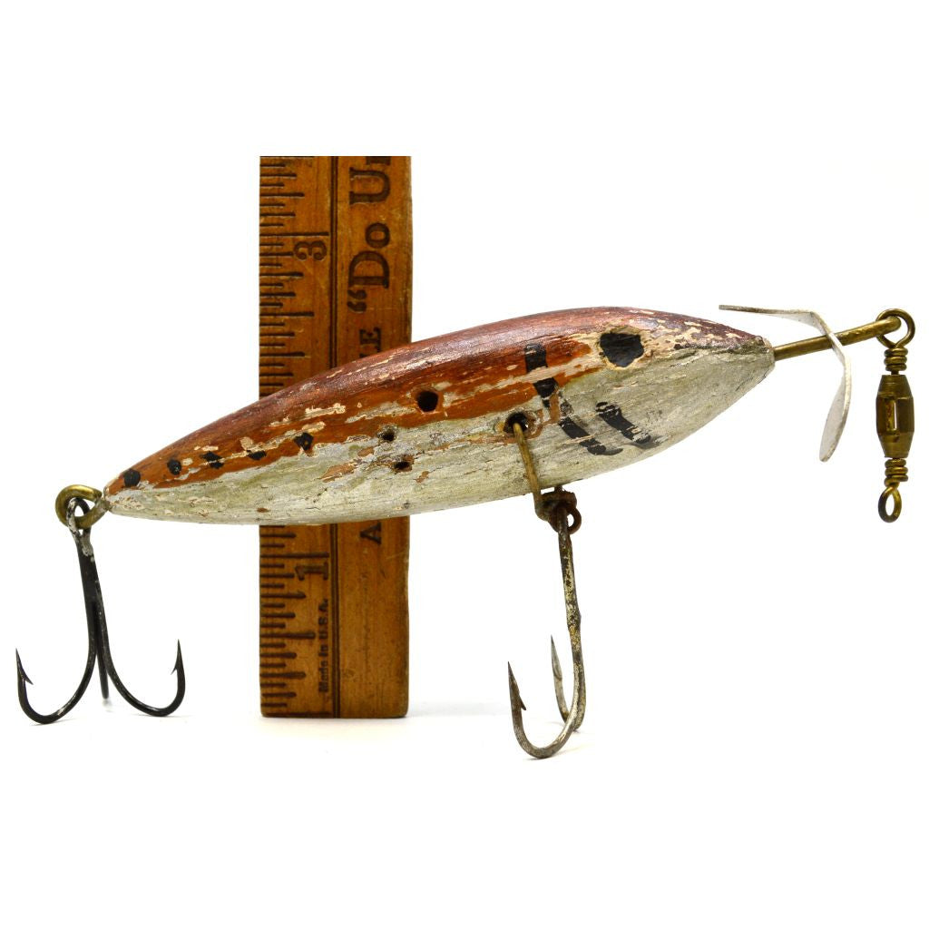 Vintage Handmade Wooden Fishing Lure - 4