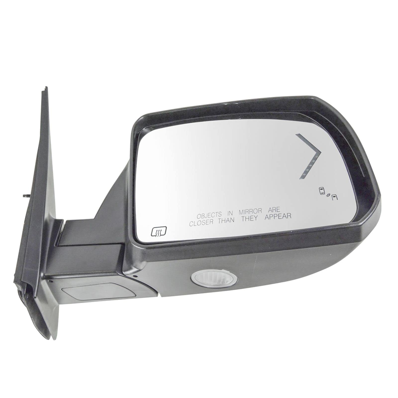 2011-2013 Toyota Sequoia Right Passenger Side Power Heated Memory Manual Folding Mirror Replacement - TO1321331 | Perfect for Winter Driving & Parking Safety