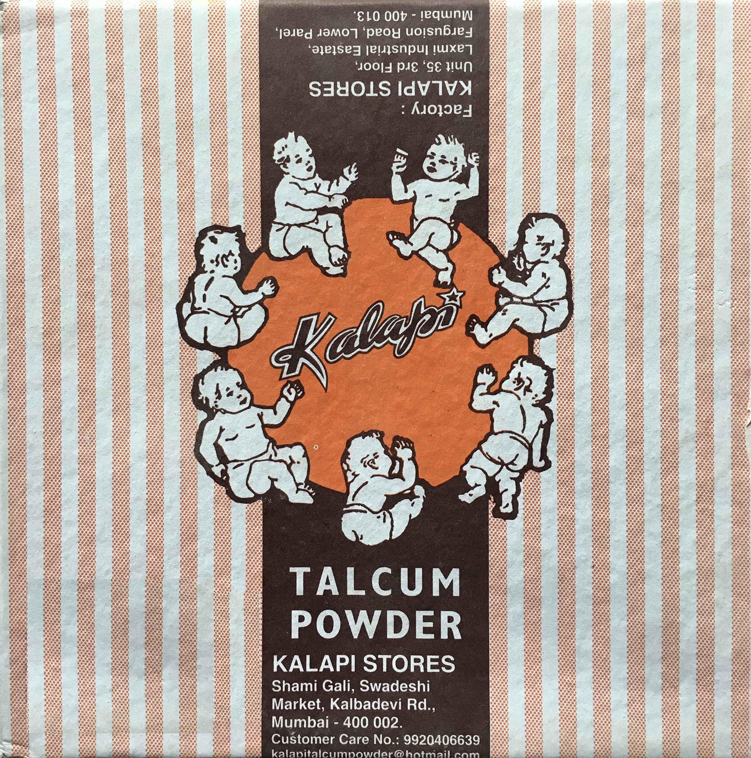 Kalapi Talcum Powder 400g - Natural Body Powder for Men & Women - Pack of 1 | Baby Powder, After Shave, Post Workout & Daily Freshness