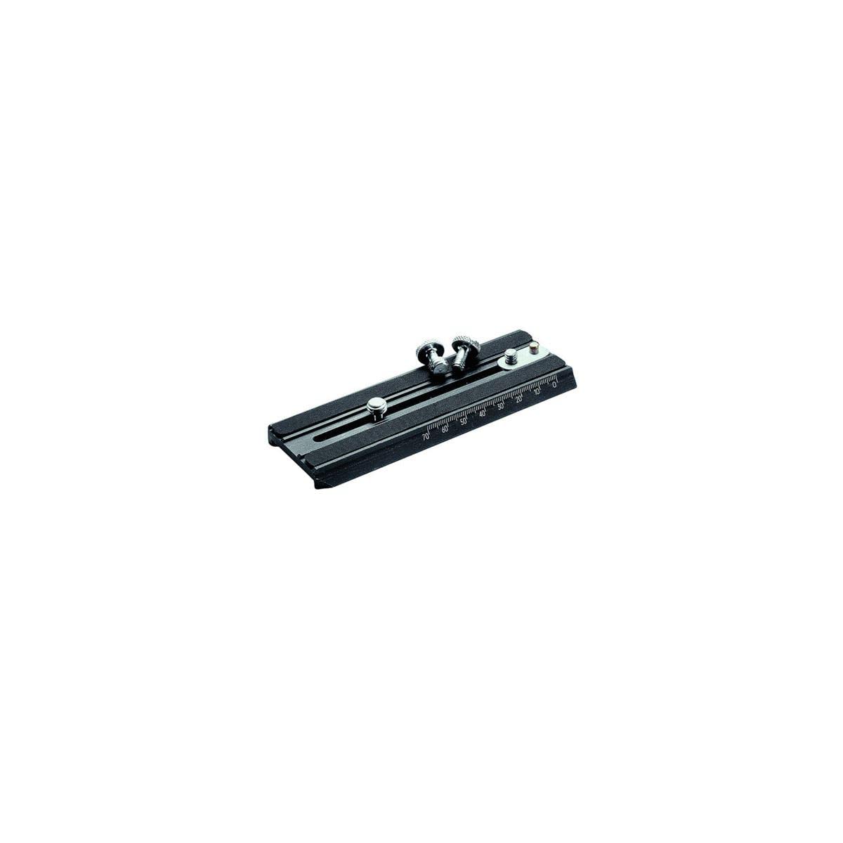 Manfrotto 501PLONG Professional Long Video Camera Plate - Compatible with DSLR, Mirrorless & Camcorders - Perfect for Film Making, Vlogging & Studio Photography