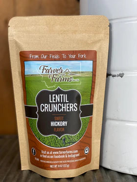 8Oz Lentil Crunch - Healthy Roasted Lentil Snacks, High Protein & Gluten-Free | Perfect for On-the-Go, Office Snacking & Keto Diet
