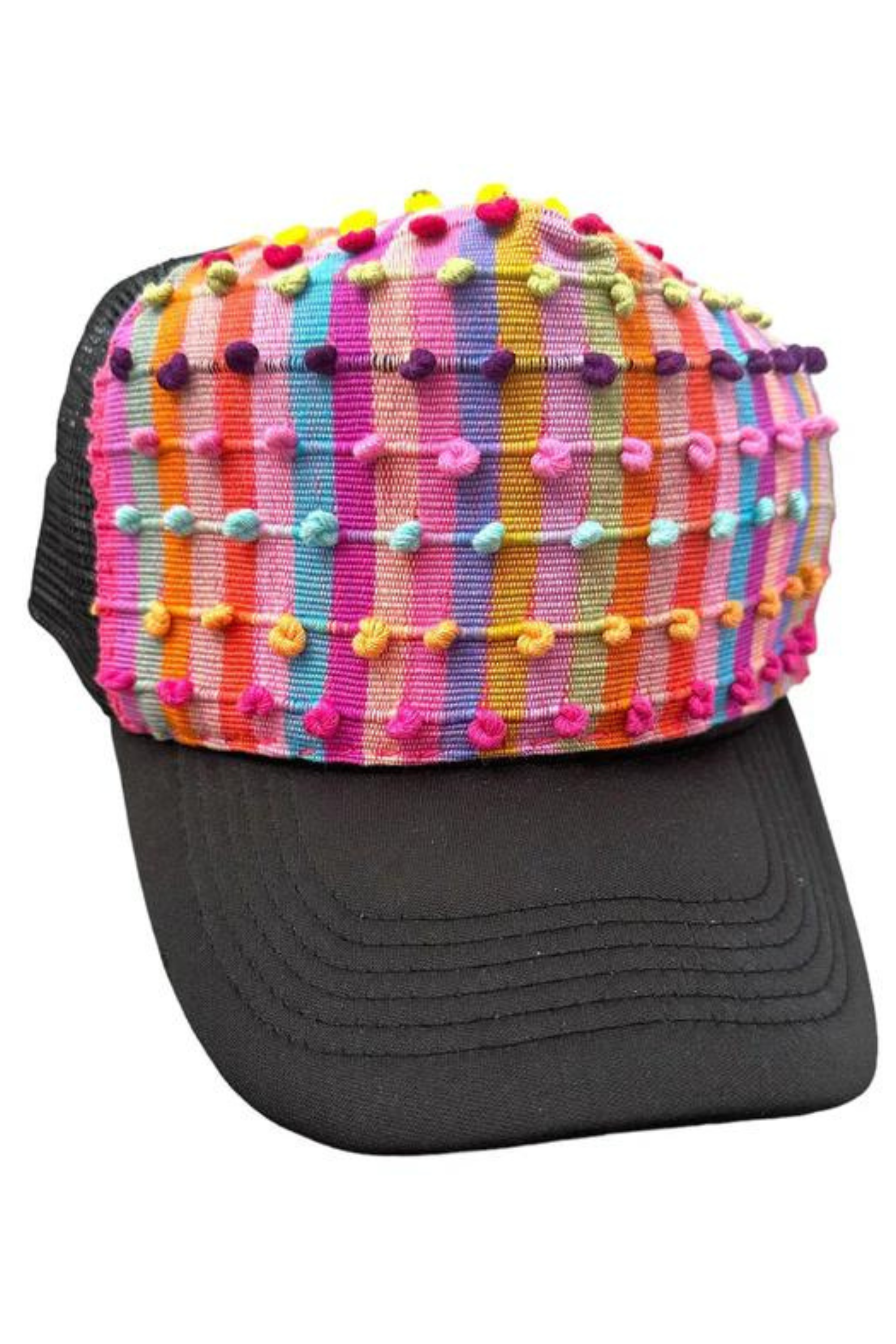 Black Loom Knot BB Citron Hat for Women - Stylish Sun Hat for Beach, Garden Party & Outdoor Activities