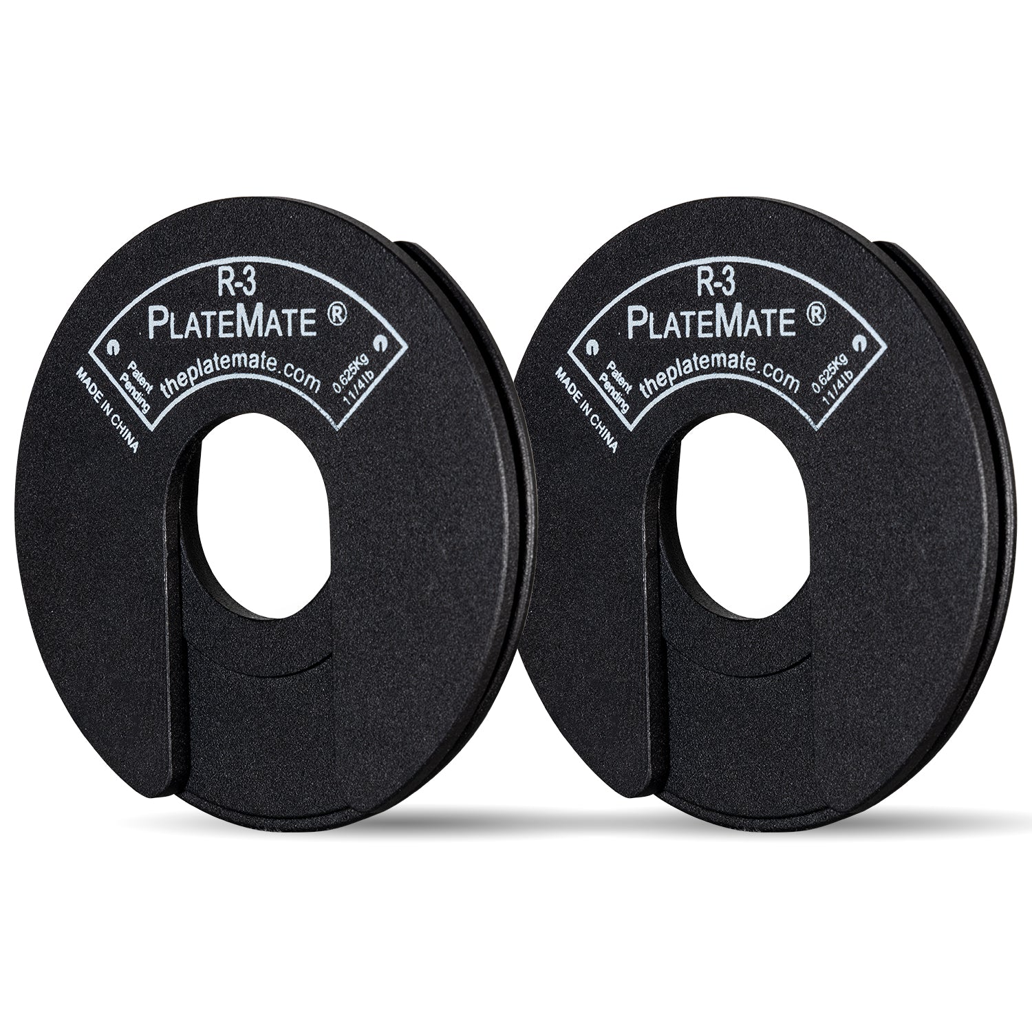 3 PlateMate 1.25lb Weight Plates (Pair) - Perfect for Dumbbell & Barbell Workouts, Home Gym & Strength Training