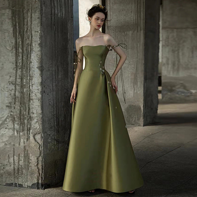 Elegant Emerald Green Long Prom Dress - A-Line Evening Formal Gown for Women - Perfect for Homecoming, Wedding Guest & Special Occasions