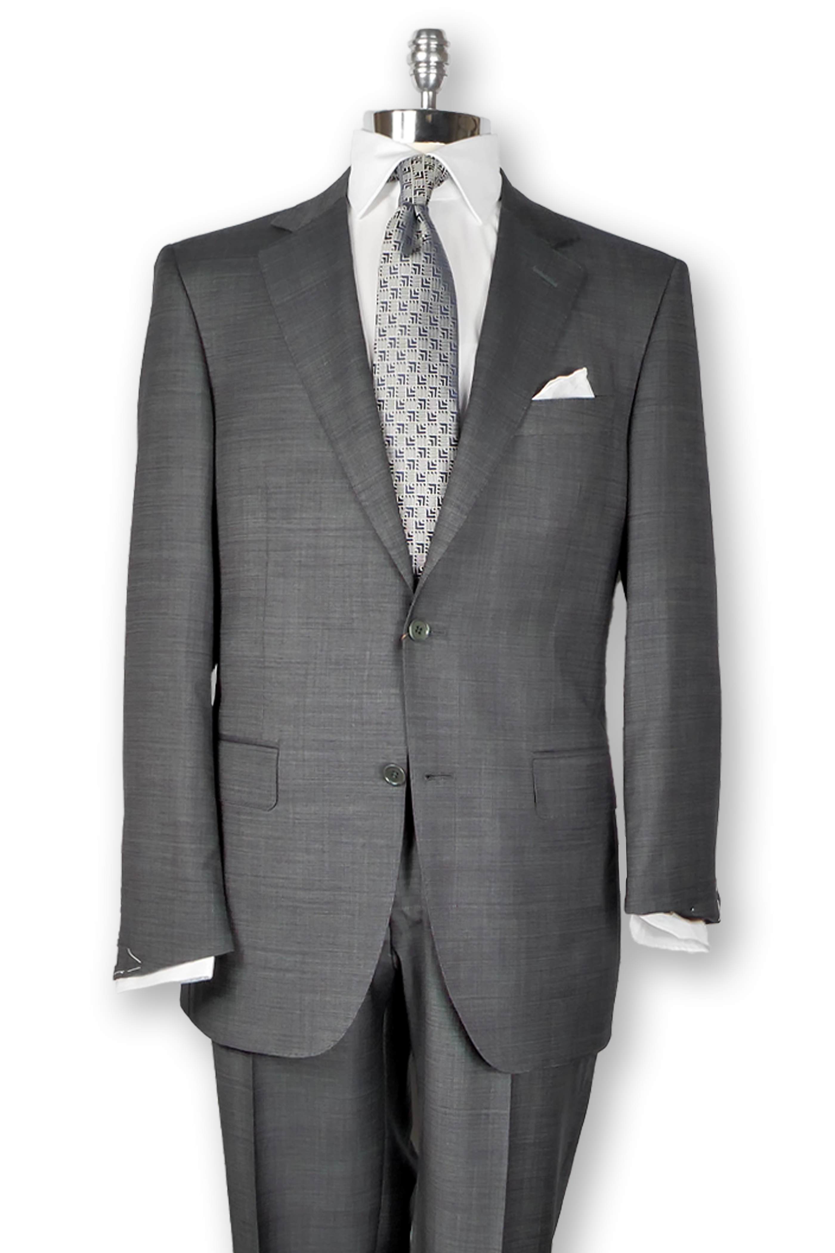 CANALI SHARKSIN Men's Slim Fit Suit - Premium Business & Formal Wear for Weddings, Interviews & Special Occasions