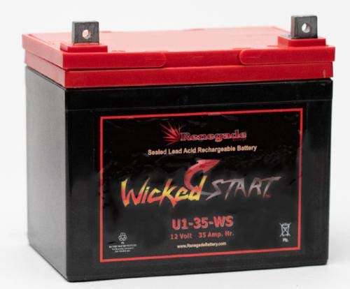 ARIENS/GRAVELY ZOOM SERIES Zero-Turn Mower Replacement Battery - U1-35 400+ CCA (12V 35AH) - Compatible with Riding Lawn Mowers - Perfect for Large Yard Maintenance & Landscaping