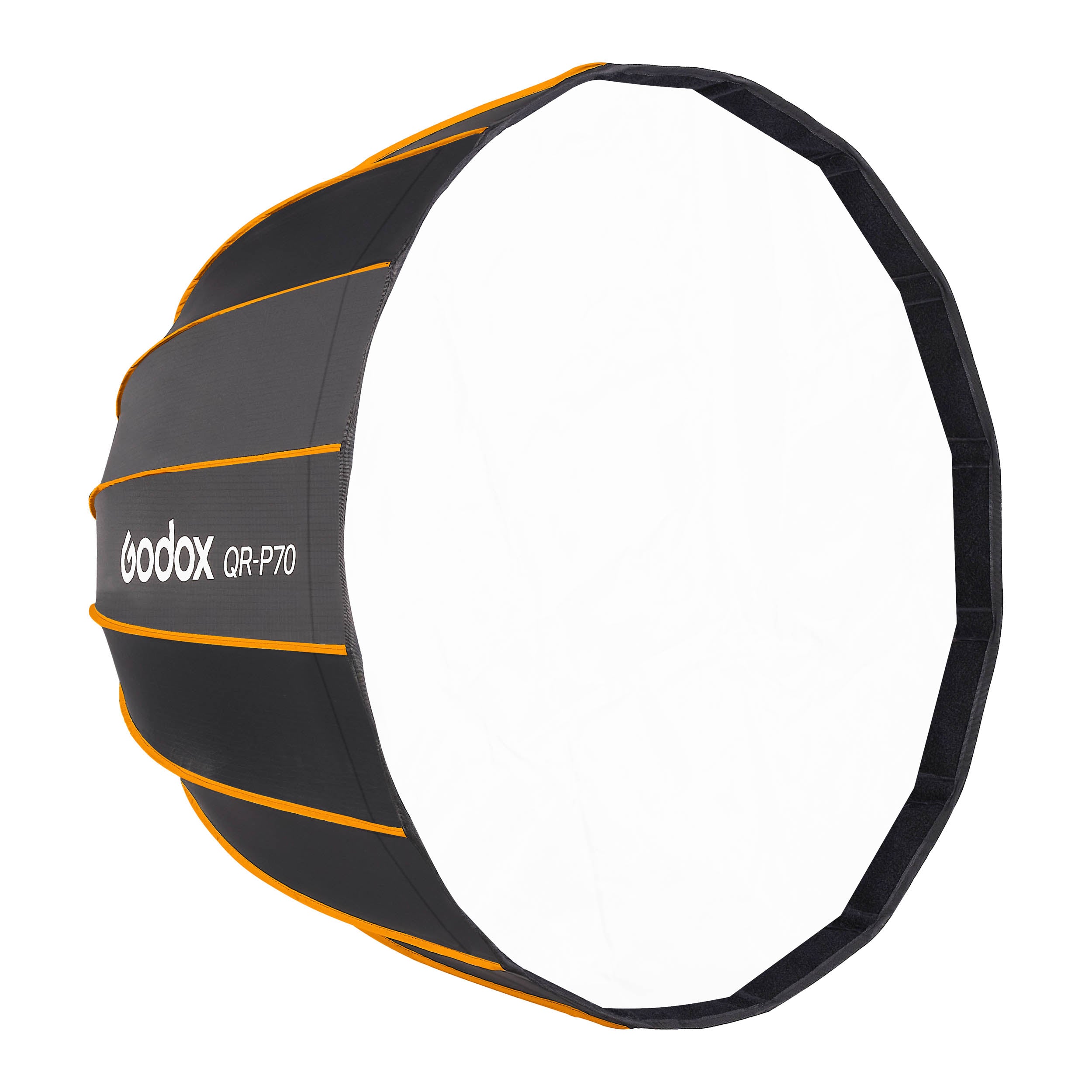 QR P70 Quick Release Deep Parabolic Softbox with Bowens S-Type Mount - Professional Photography Lighting for Studio Portraits & Product Shots