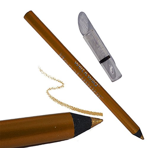 Wet n Wild Megachrome Eyeliner Pencil - 150 Gold Pewter | Long-Lasting Metallic Eye Makeup | Perfect for Party, Night Out & Special Occasions