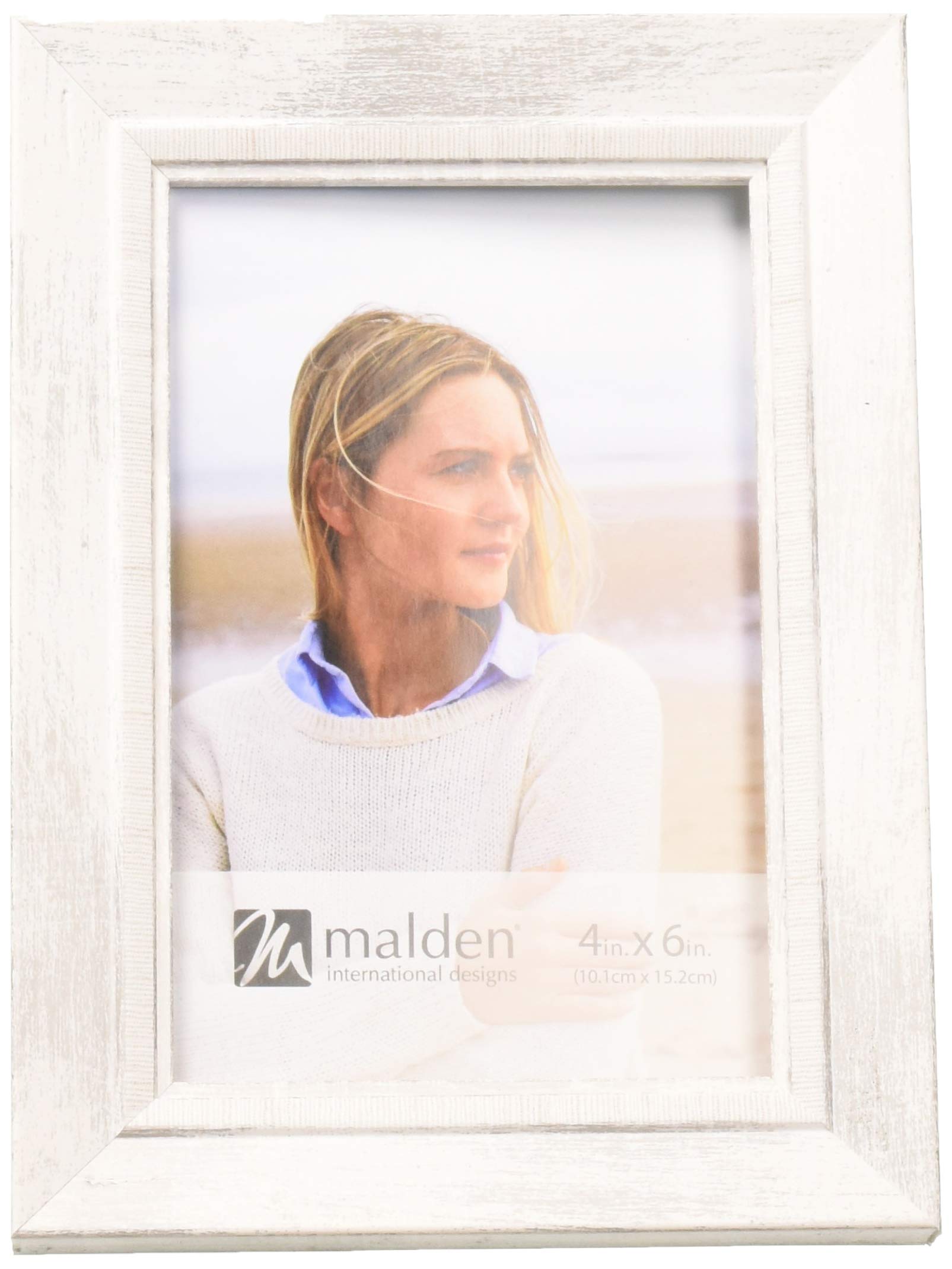 4x6 White Picture Frame - Malden FITS for Wall Display, Tabletop Decor, Photo Gifts & Home Office Decorations