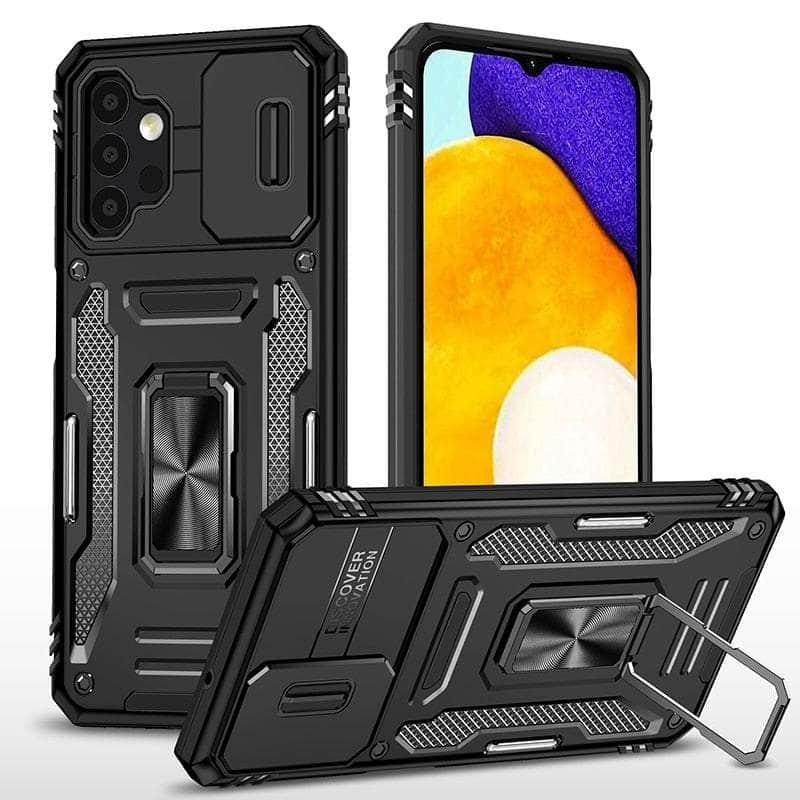 Samsung Galaxy A54 2023 Phone Case with Finger Ring Kickstand - Protective Cover for Daily Use, Travel & Hands-Free Viewing