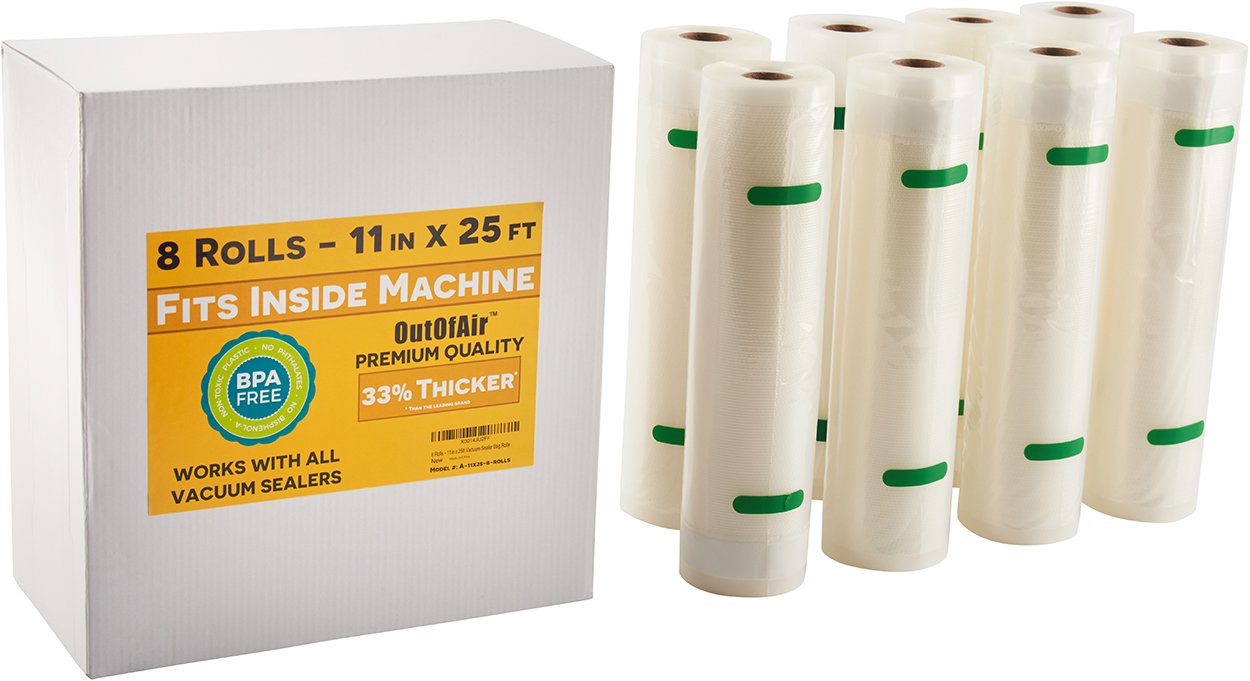 8 Pack Bulk Vacuum Sealer Rolls (11