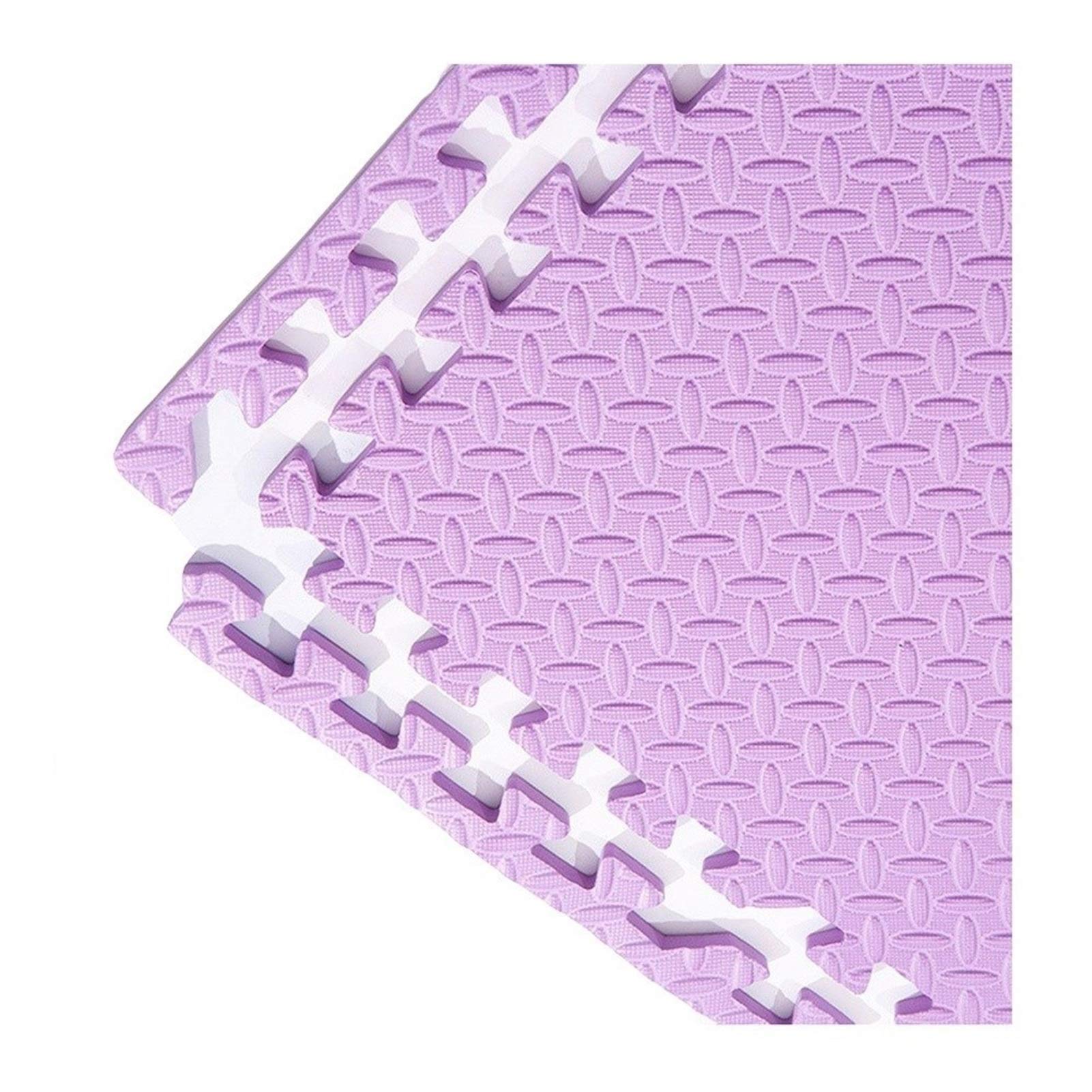 Non-Toxic Interlocking Foam Floor Mats for Kids - Soft EVA Puzzle Playmat Tiles for Baby Playroom, Gym & Yoga (30x30x1.2cm, 32-Piece Set, Purple) - Perfect for Daycare, Home Play Area & Toddler Safety Flooring