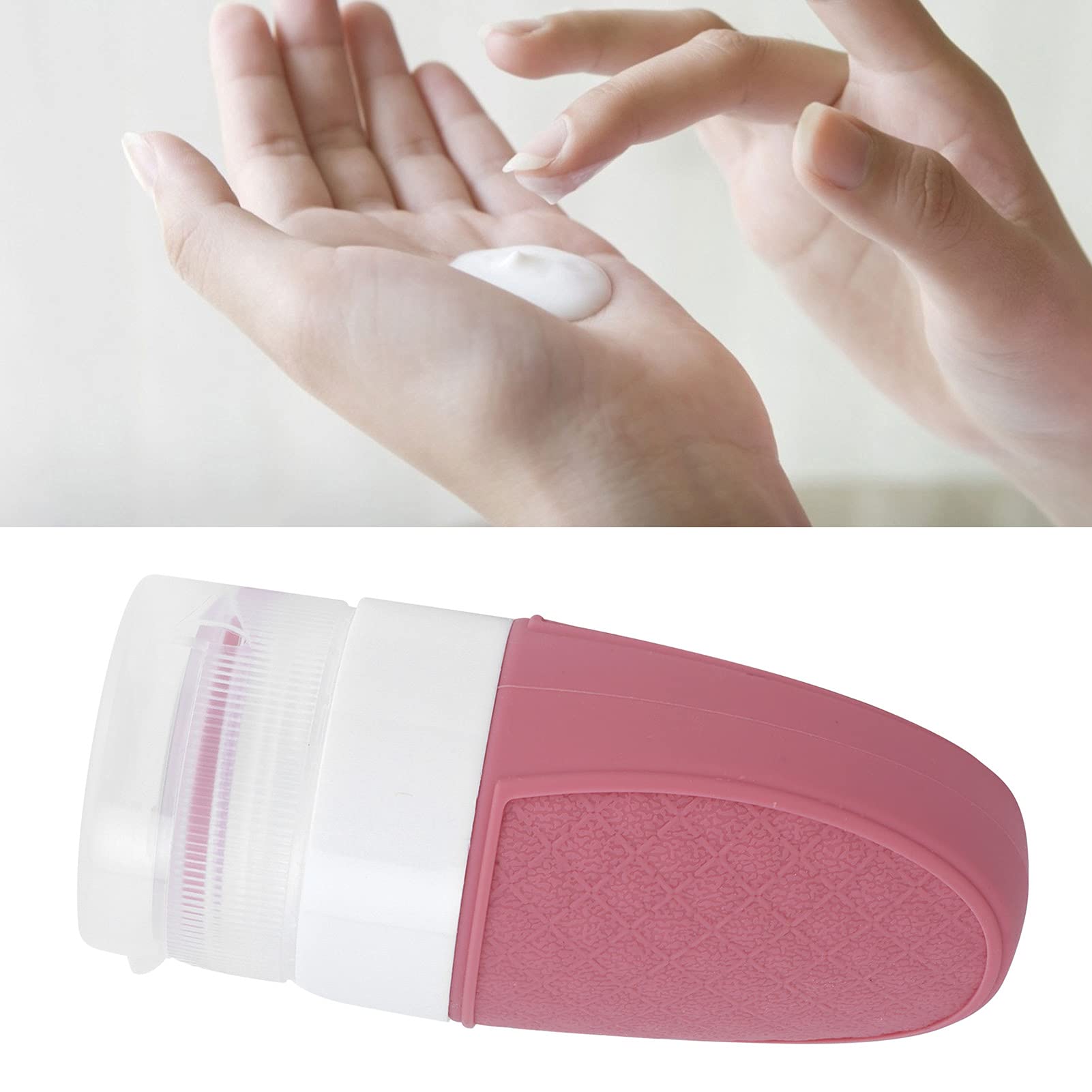 **Pink Travel Bottles Set for Cosmetics - Leak-Proof & TSA Approved Toiletries Containers for Shampoo, Lotion, Skincare (Ideal for Air Travel, Gym & Vacation)**