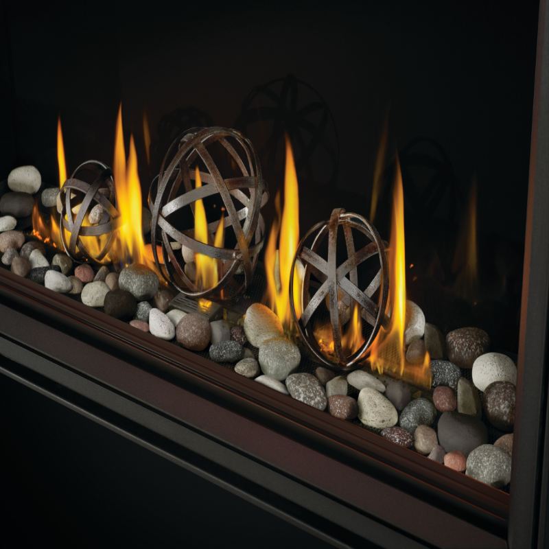 Napoleon TLV62N Tall Vector 62 Linear Direct Vent Gas Fireplace - Modern Heating for Living Rooms & Patios