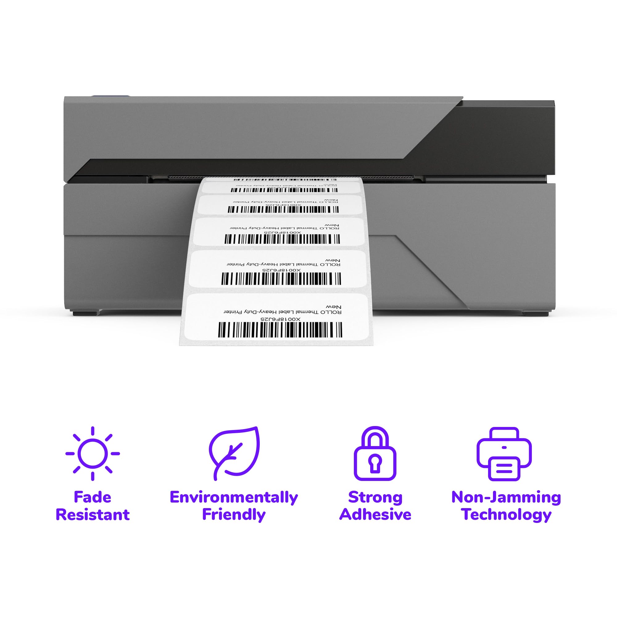 Rollo USB Thermal Shipping Label Printer with 1000 2x1 Thermal Labels - High Speed Direct Thermal Barcode Printer for Shipping Packages | Perfect for Ecommerce, Small Business & Home Shipping Needs