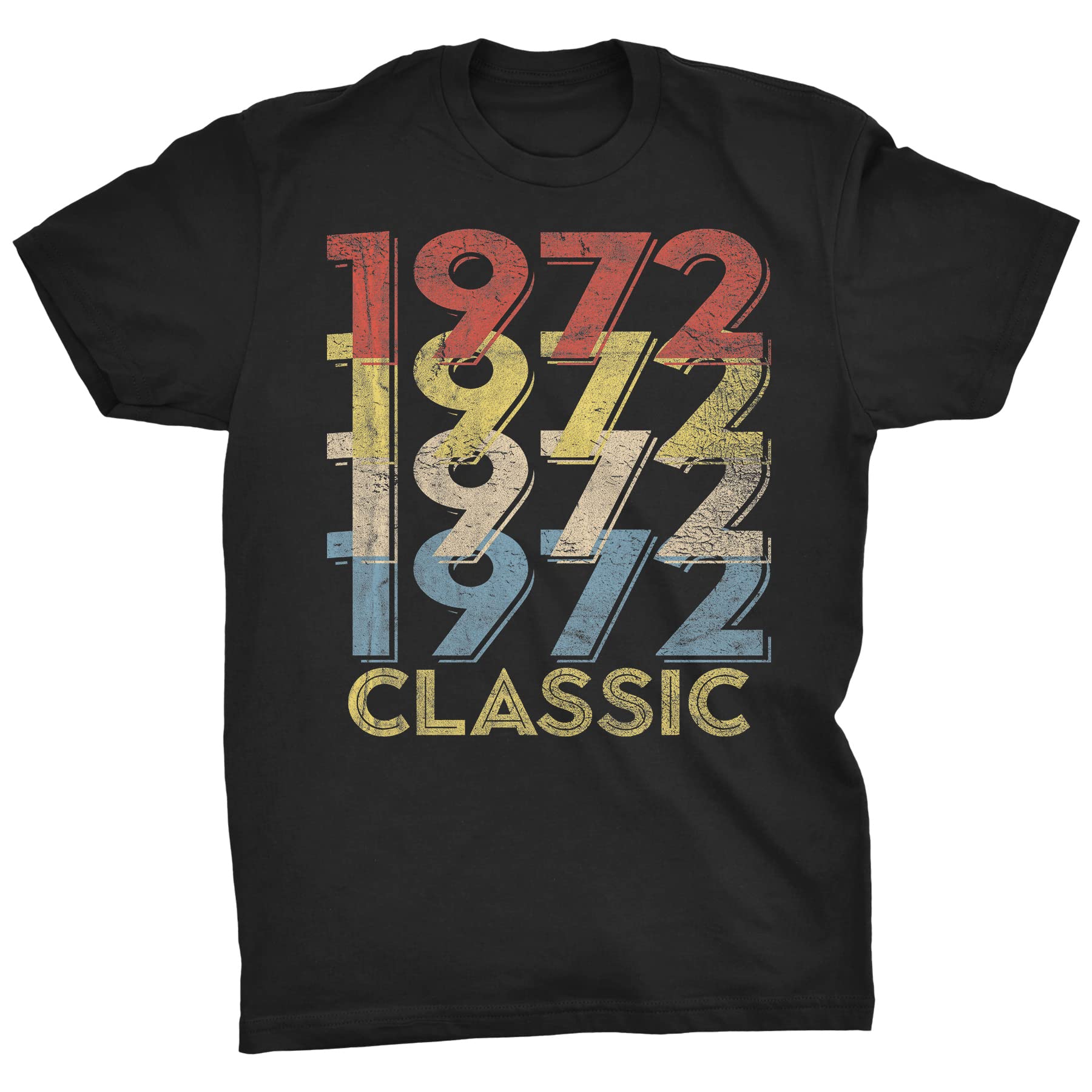 1972 Classic Retro 50th Birthday Shirts for Men - Vintage 50 Year Old Birthday Gift - Perfect for Milestone Celebrations & Party Outfits