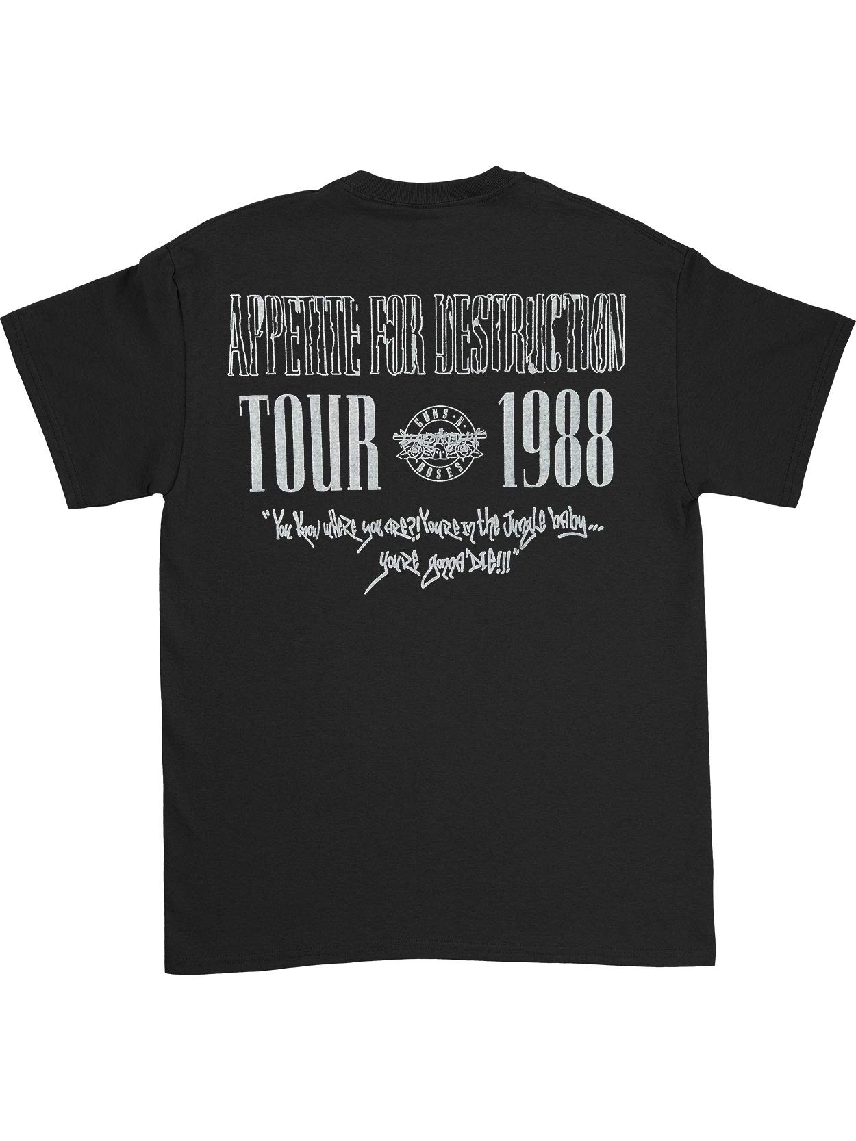 Men's Guns N' Roses Vintage Band T-Shirt - Classic Rock Tee for Concerts, Casual Wear & Music Fans | Soft Cotton Graphic Tee