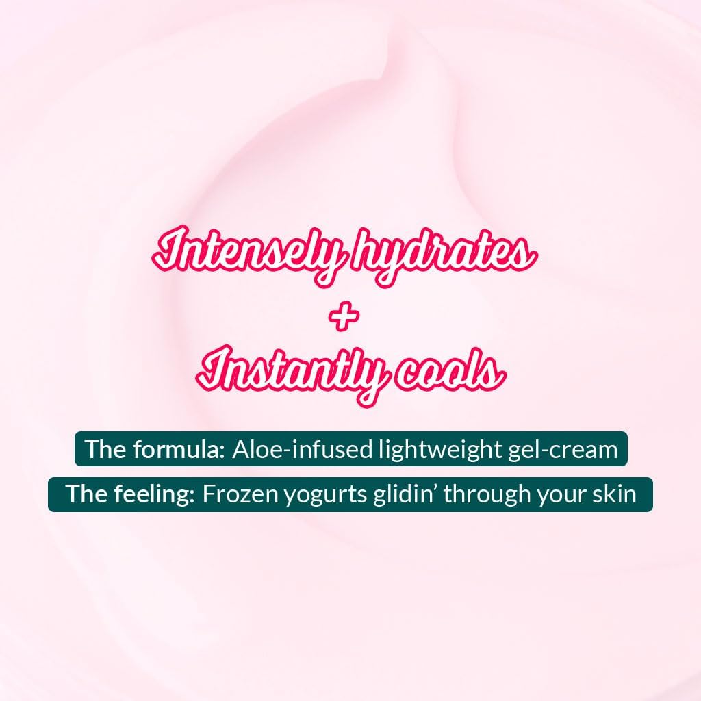 BodyLovin' Feelin' So Rose Body Yogurt - Lightweight Hydrating Moisturizer with Aloe & Rose for All Skin Types | Instant Cooling Vegan Body Lotion | Perfect for Summer Hydration & Post-Sun Care