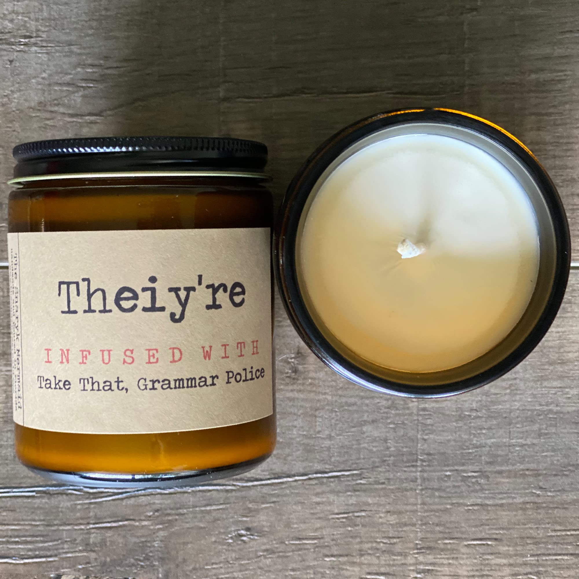 Premium Soy Jar Candle - The Snarky Mermaid Scented Candle with Witty Label | Funny Birthday & Gag Gift Idea | Perfect for Home Decor, Relaxation & Stress Relief