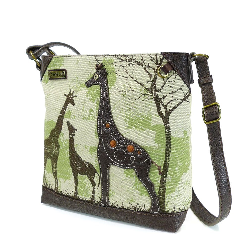 CHALA Women's Canvas Crossbody Purse - Adjustable Strap Mid-Size Shoulder Bag for Everyday Use, Travel & Shopping