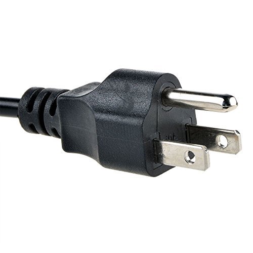 6ft AC Power Supply Cord Cable for HP Deskjet F380 All-in-One Printer - Replacement Power Lead for Home & Office Printing
