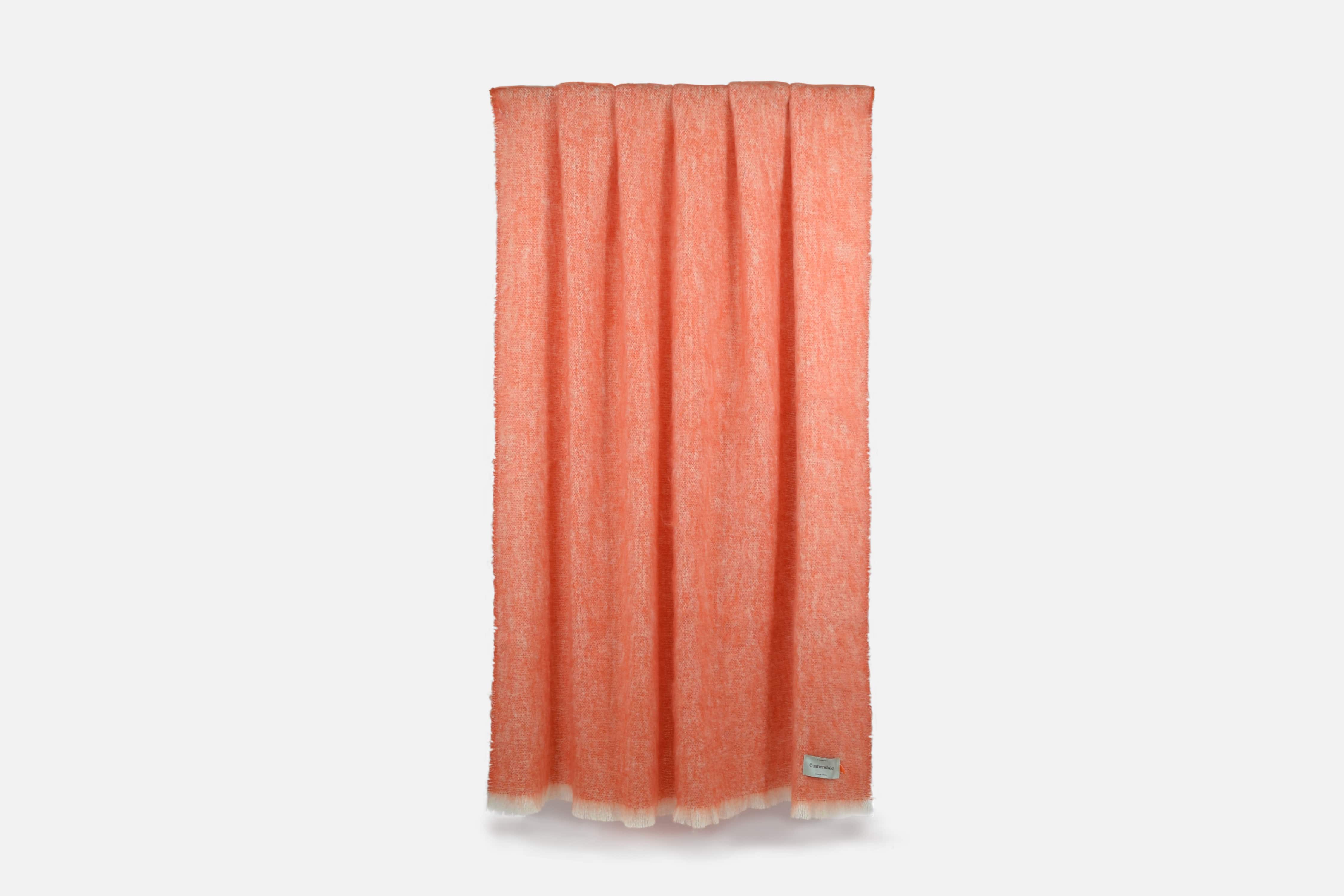 Luxury Poppy Mooneen Mohair Throw Blanket - Soft & Cozy, Perfect for Sofa, Bed, and Home Decor - Ideal for Gifts, Winter Warmth & Cozy Evenings