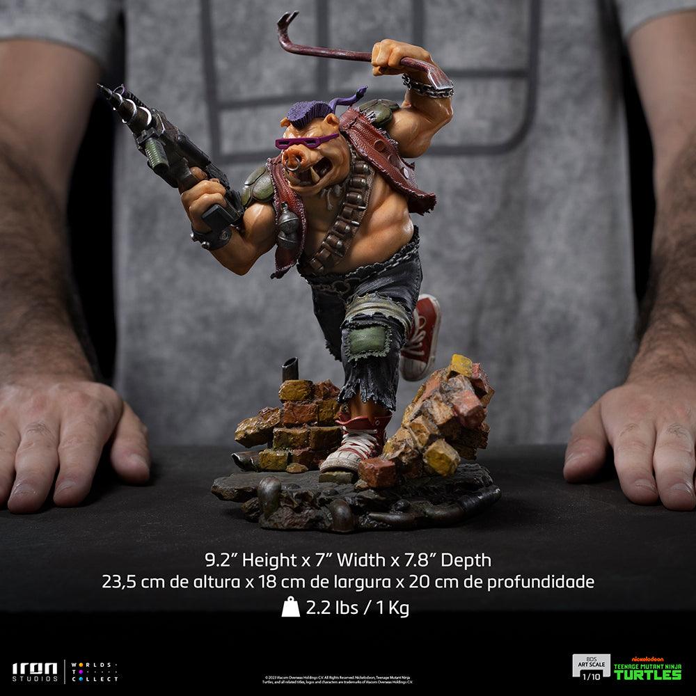 Iron Studios TMNT Bebop BDS Art Scale 1/10 Statue - Teenage Mutant Ninja Turtles Collectible for Display & Home Decor
