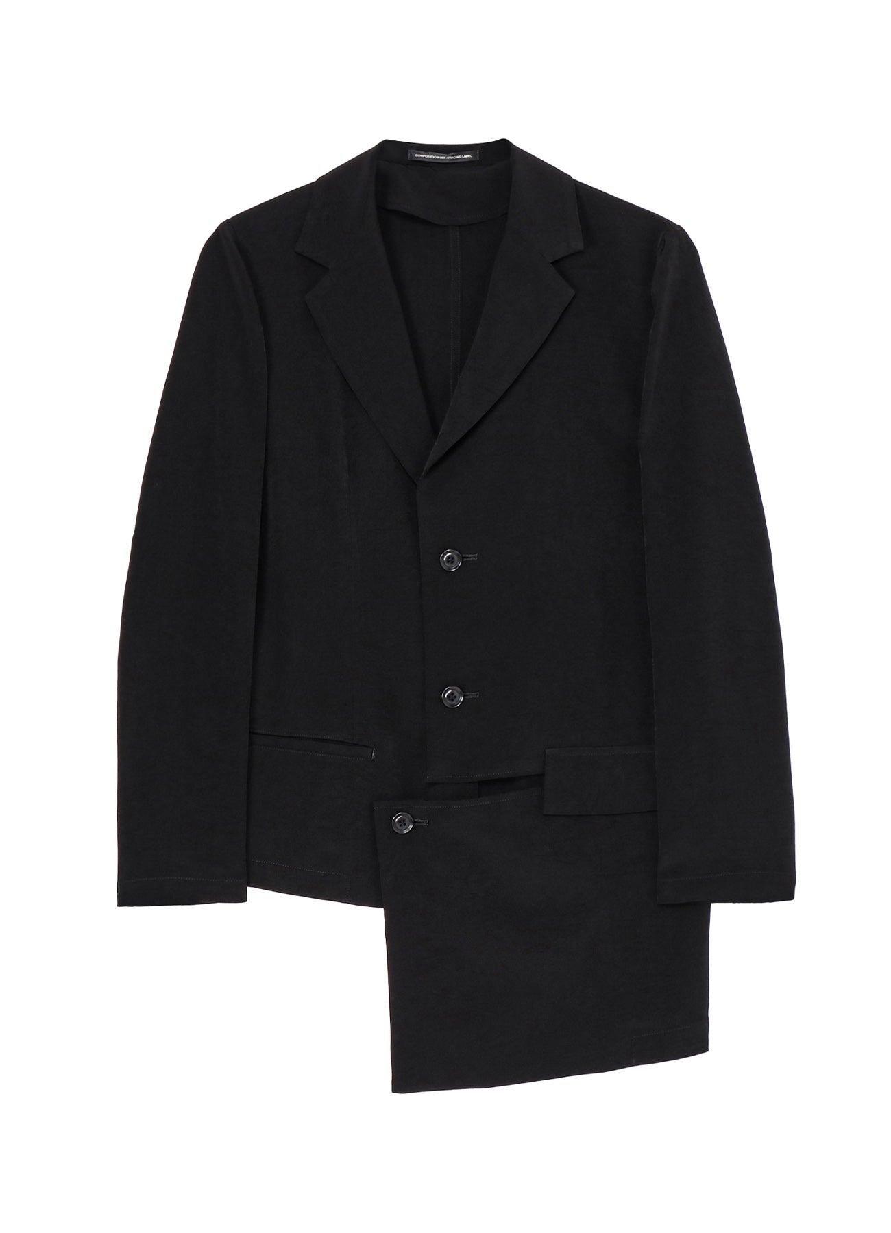 Elegant Asymmetric Crepe de Chine Jacket for Women - Stylish & Lightweight Outerwear for Office, Parties & Evening Events