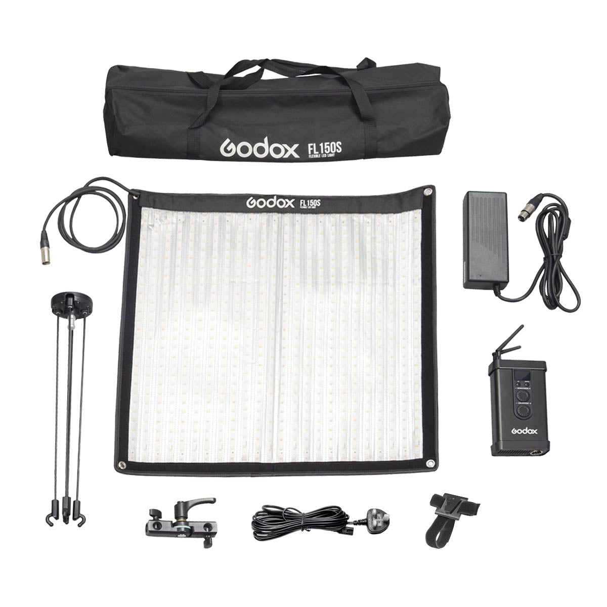 FL150S 60x60cm Flexible LED Light Panel - Dimmable Photography Lighting Mat for Product Shooting, Makeup Vanity & DIY Crafts