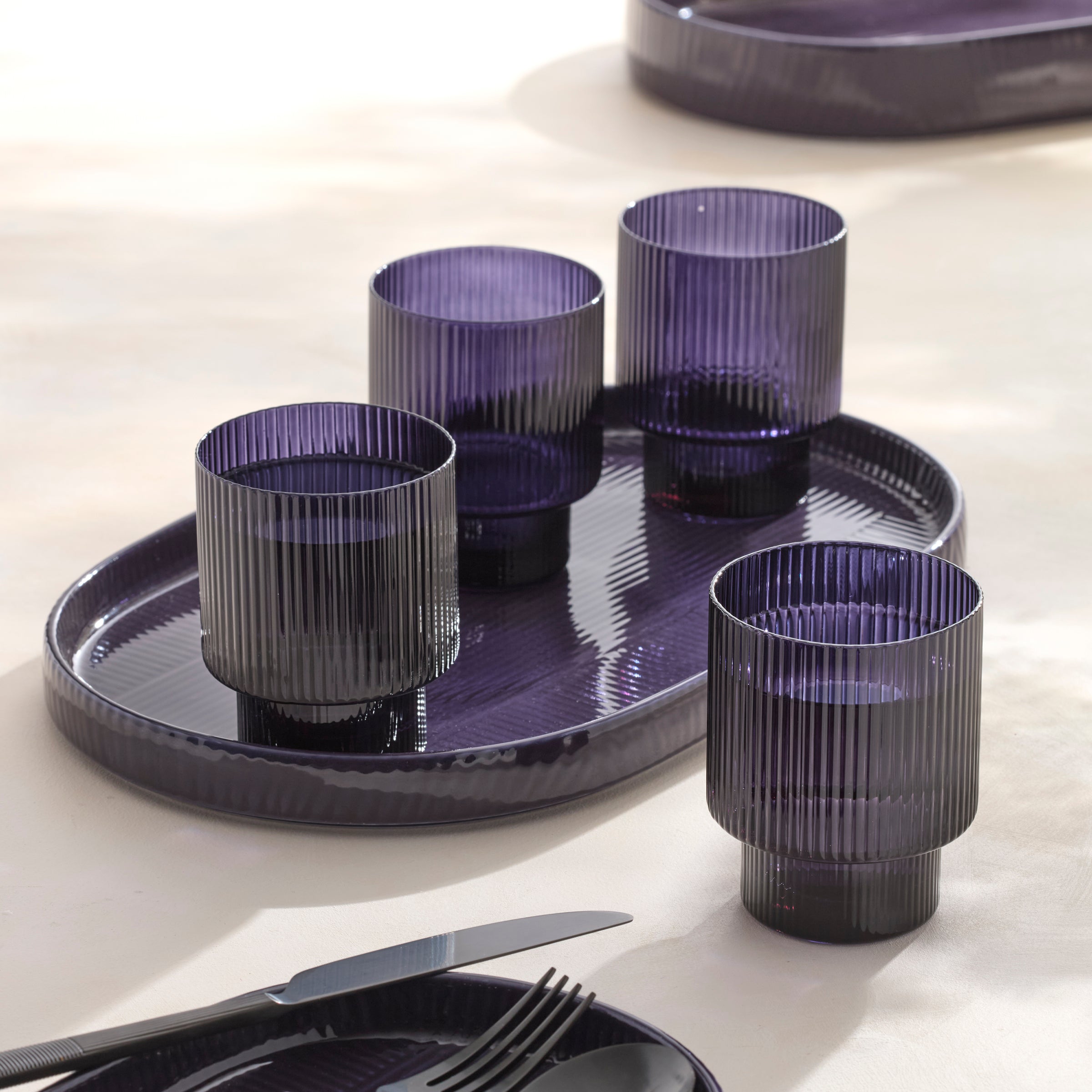 Modulus Nightshade Insulated Stainless Steel Tumblers Set of 4 - Perfect for Coffee, Tea & Cold Drinks at Home, Office or Outdoor Adventures