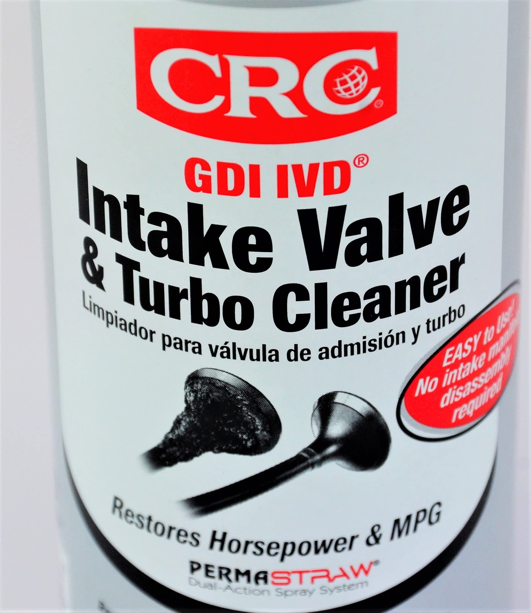 CRC 05319-12PK Intake Valve Cleaner (12 Pack, 11 Oz Each) - Professional Engine Carbon Remover for Cars, Trucks & Motorcycles - Restores Performance & Fuel Efficiency