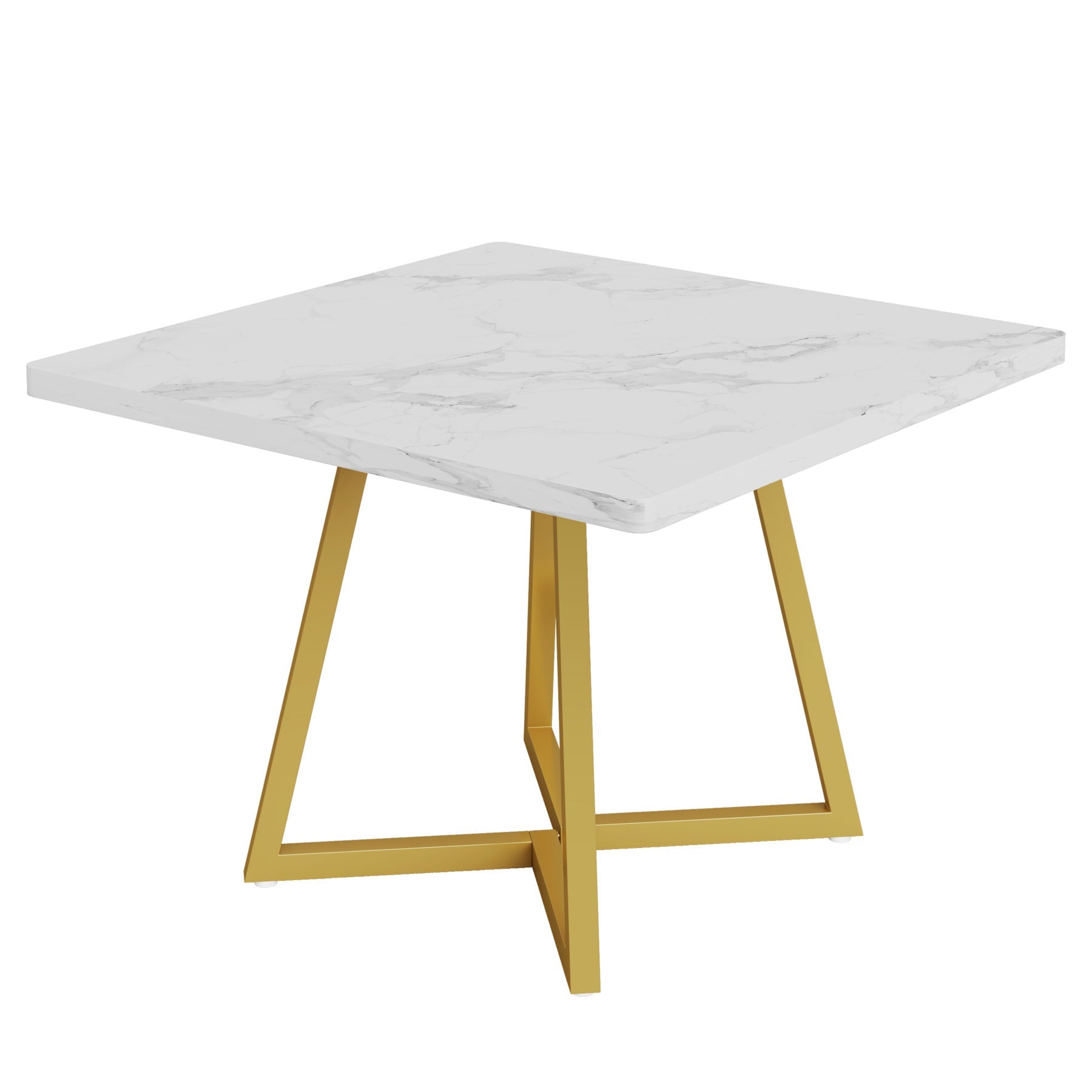 31.5 Inch Square Wooden Dining Table - Solid Wood Kitchen Table for 4 People - Perfect for Small Spaces, Breakfast Nooks & Cozy Family Meals