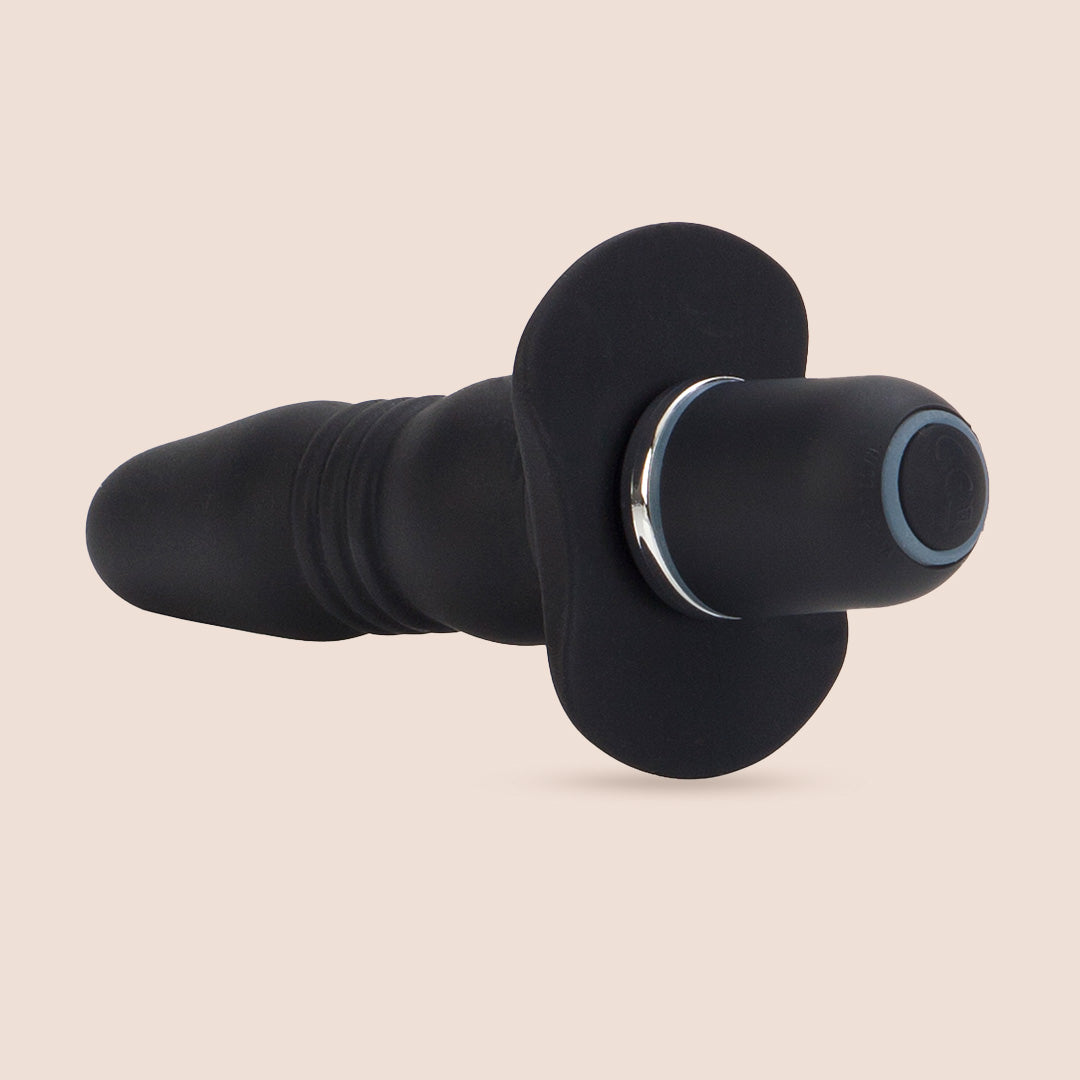 Booty Call Booty Buzz - Rechargeable Vibrating Butt Plug for Women & Men - Remote Control Anal Pleasure Toy for Couples & Solo Play - Perfect for BDSM, Foreplay & Enhancing Intimacy