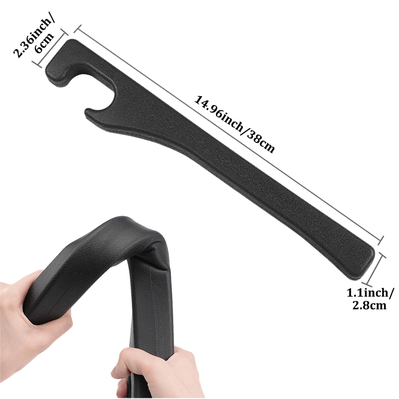 2 Pack Universal Car Seat Gap Filler - Premium Car Seat Gap Plug for SUV, Truck & Sedan | Interior Organizer to Prevent Phone, Wallet, Keys & Coins from Falling | Perfect for Road Trips & Daily Commutes