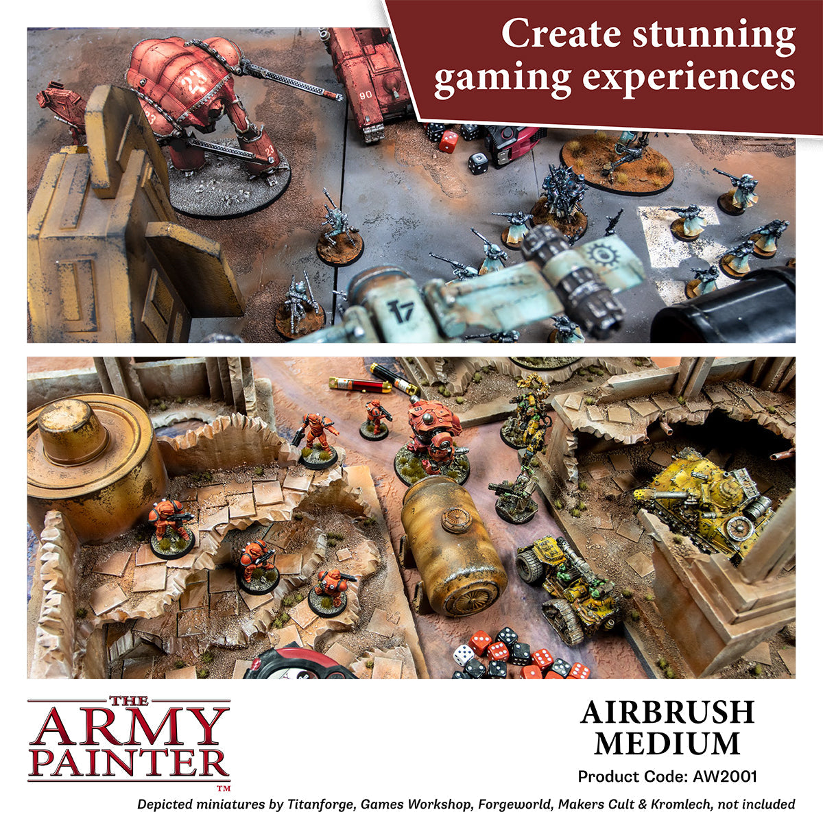Professional Airbrush Medium - 100ml for Fine Art & Model Painting - Perfect for Acrylics, Watercolors & Miniatures