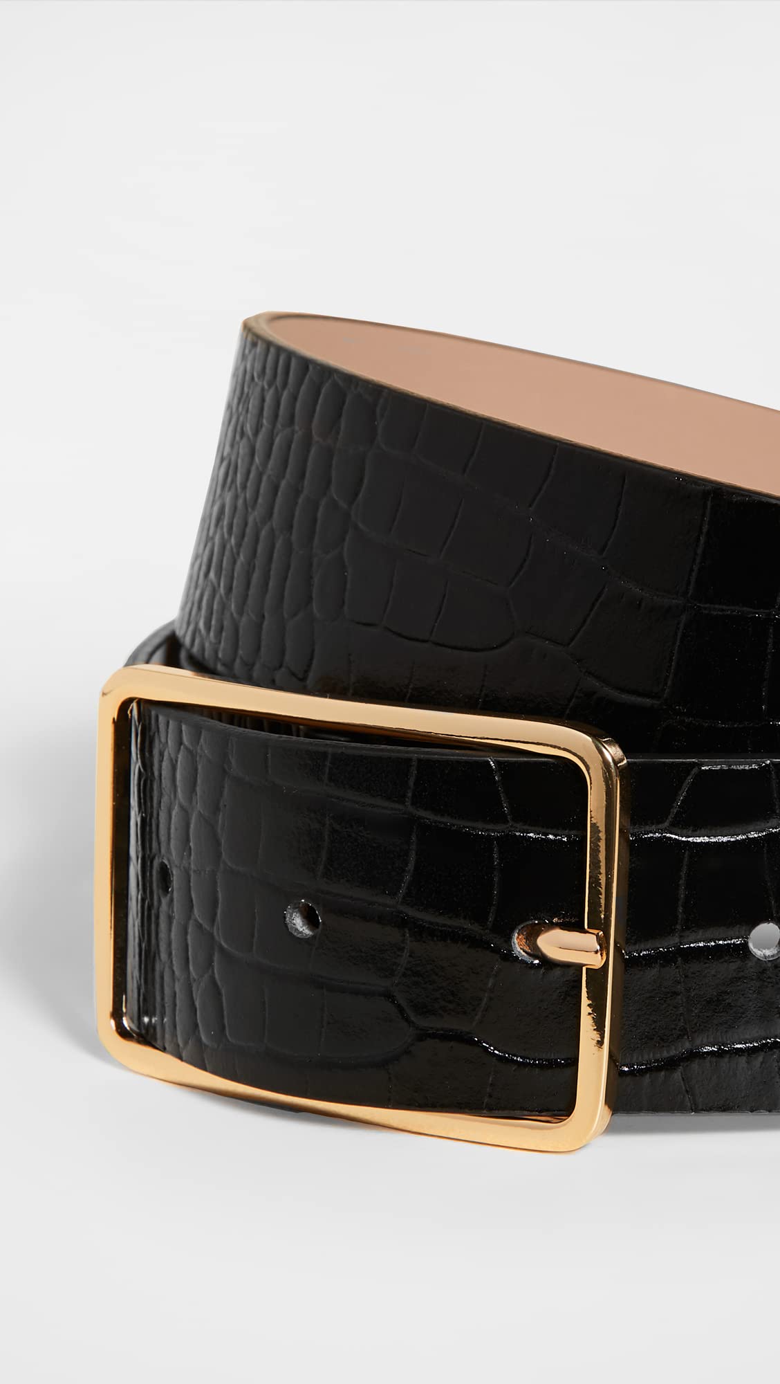 Women's Fashionable Milla Croc Belt - Stylish Genuine Crocodile Leather Belt for Women | Perfect for Casual, Office & Evening Outfits