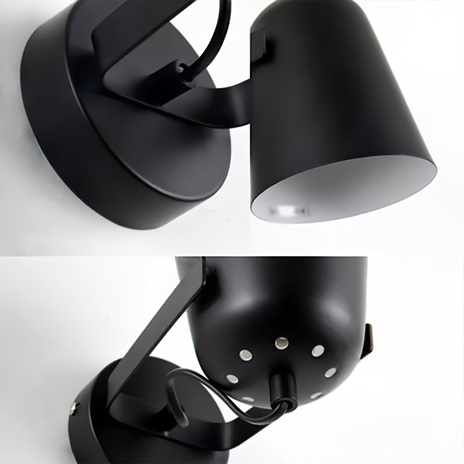 Rotatable Wall Lamp with Adjustable Bells - Modern LED Sconce Light for Bedroom, Living Room & Hallway Decor
