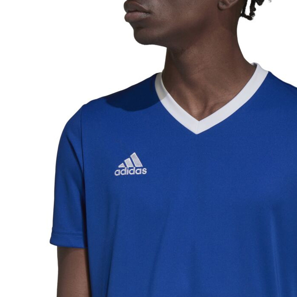 Adidas Youth Entrada 22 Soccer Jersey - Royal Blue & White Team Uniform for Boys & Girls - Perfect for Youth Soccer Games, Training & Team Sports