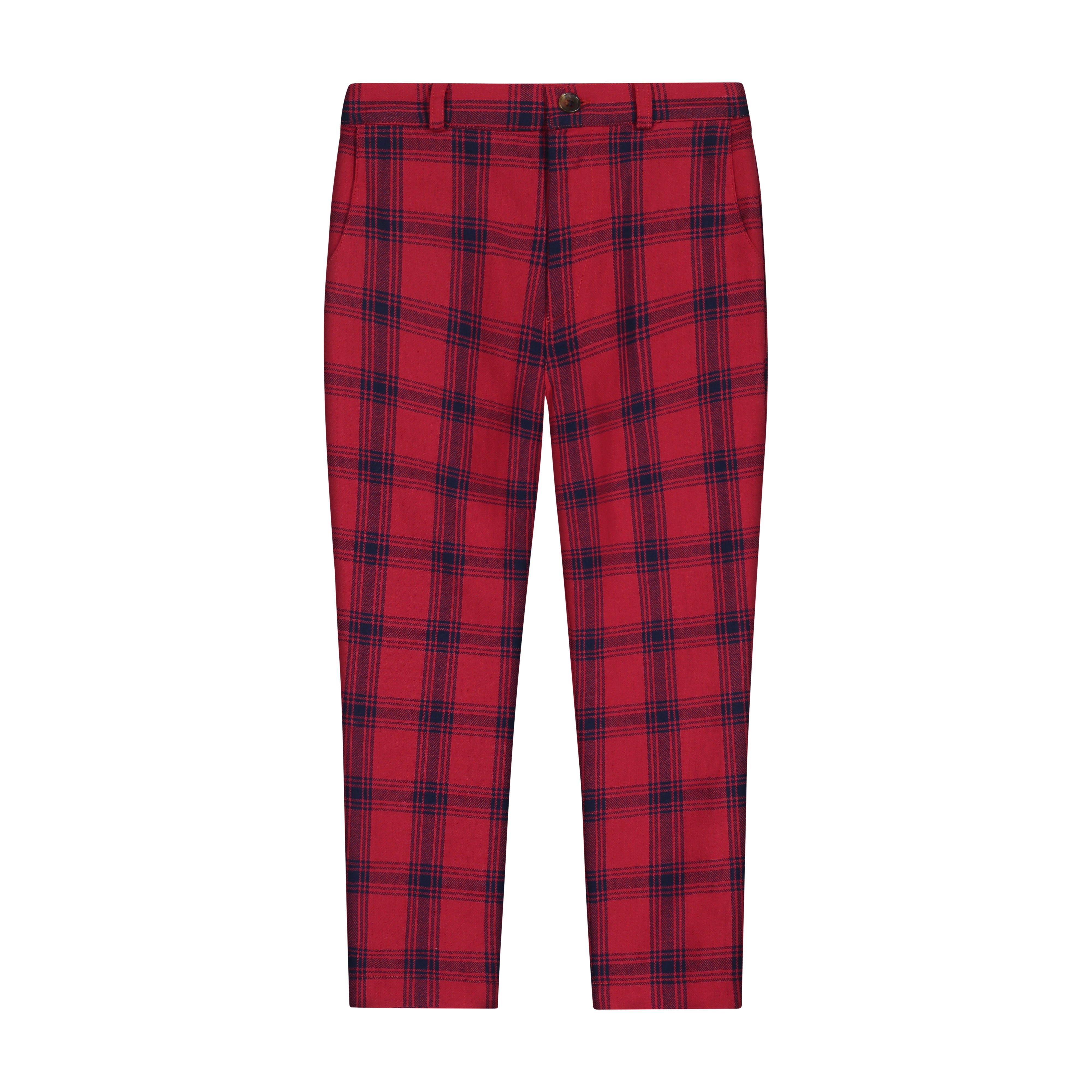 red plaid