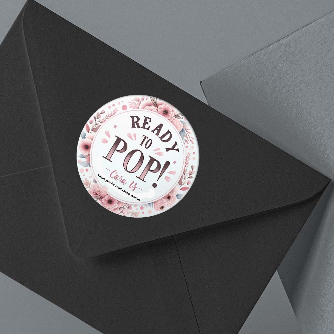 Custom Personalized Stickers & Labels - 2x2 Inch (100 Pack) for Baby Shower Invitations, Business Branding, Thank You Cards & Gift Packaging | Waterproof, Durable & Customizable